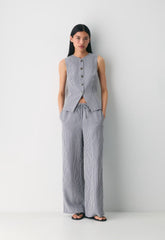 The Lodge Pant™ - CruiseLinen™ - SRPN CK LT BRH/HBR NVY