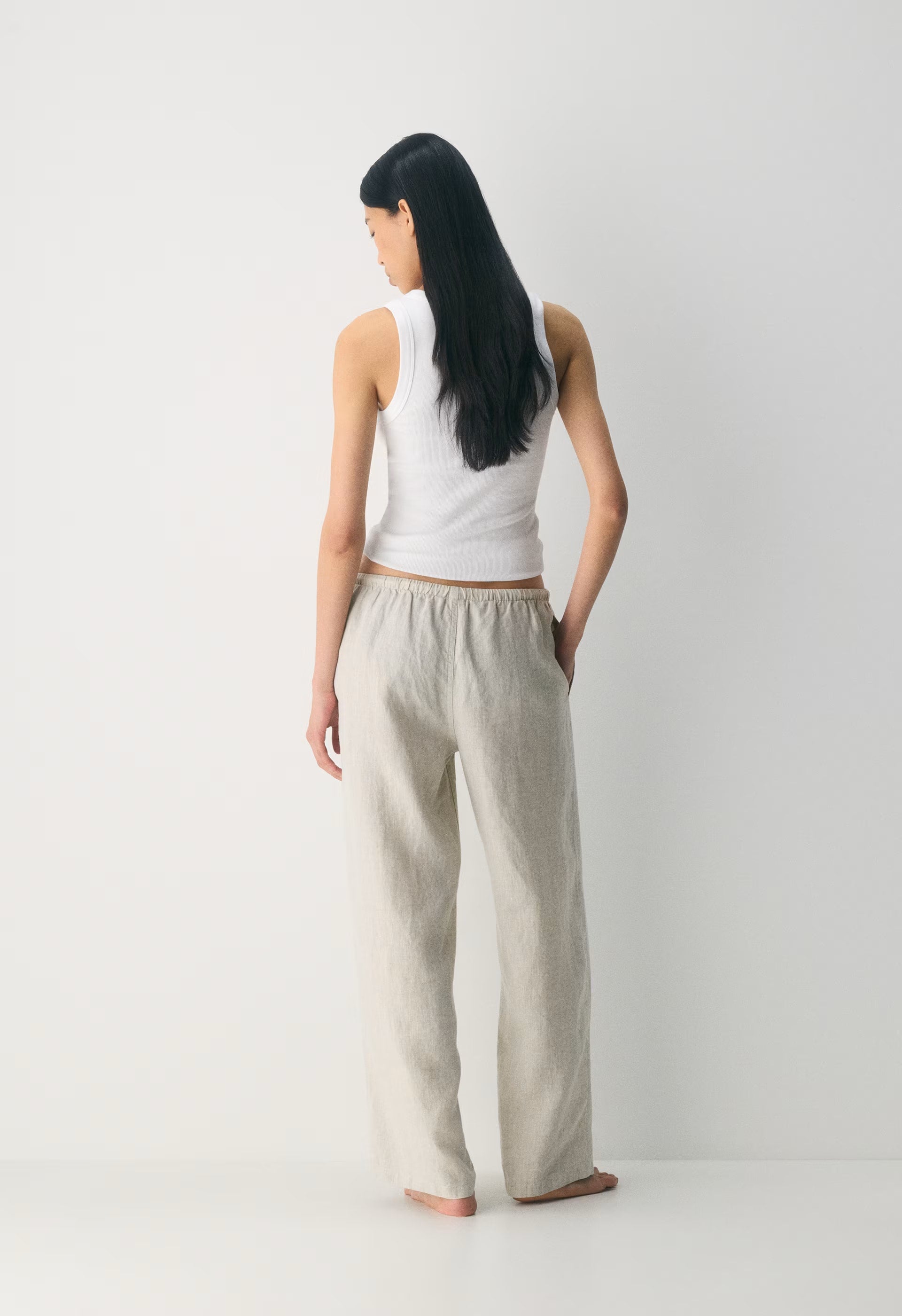 Charleston Linen Pant - UNDYED ECRU