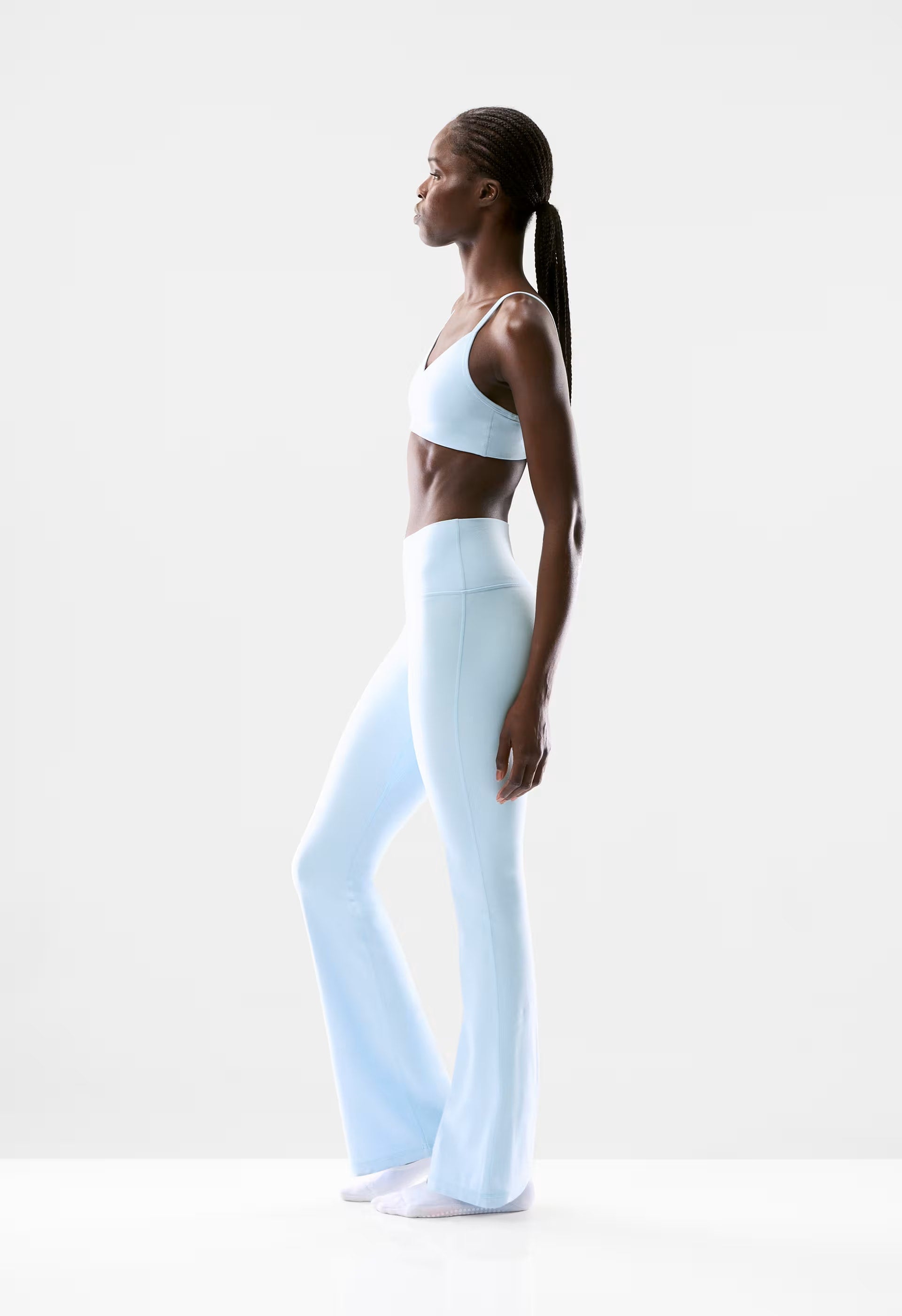 BUTTER Cheeky Hi-Rise Flare 32 Legging - VILLA BLUE