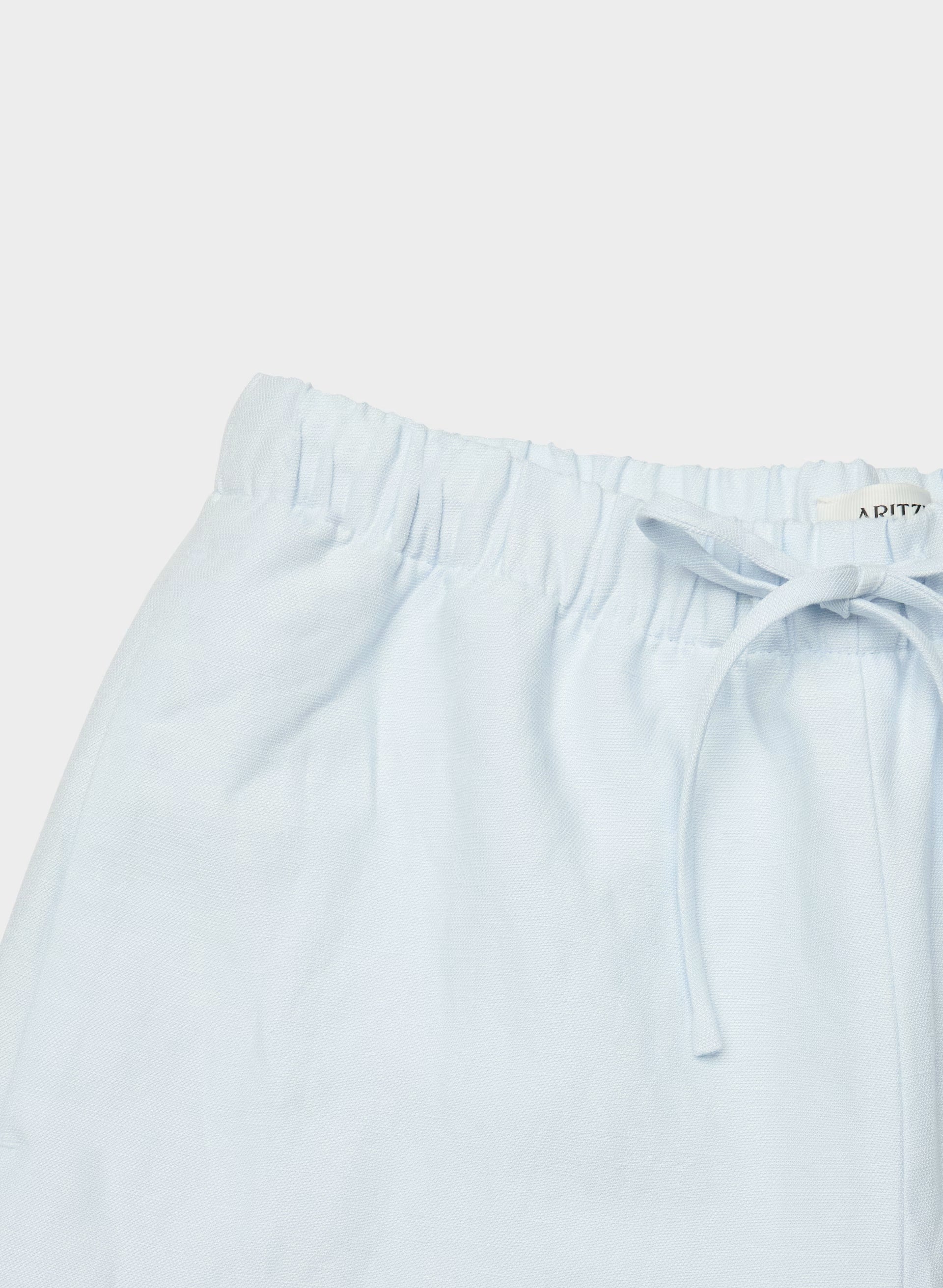 The Lodge Pant™ Cropped - CruiseLinen™ - MIDDAY BLUE