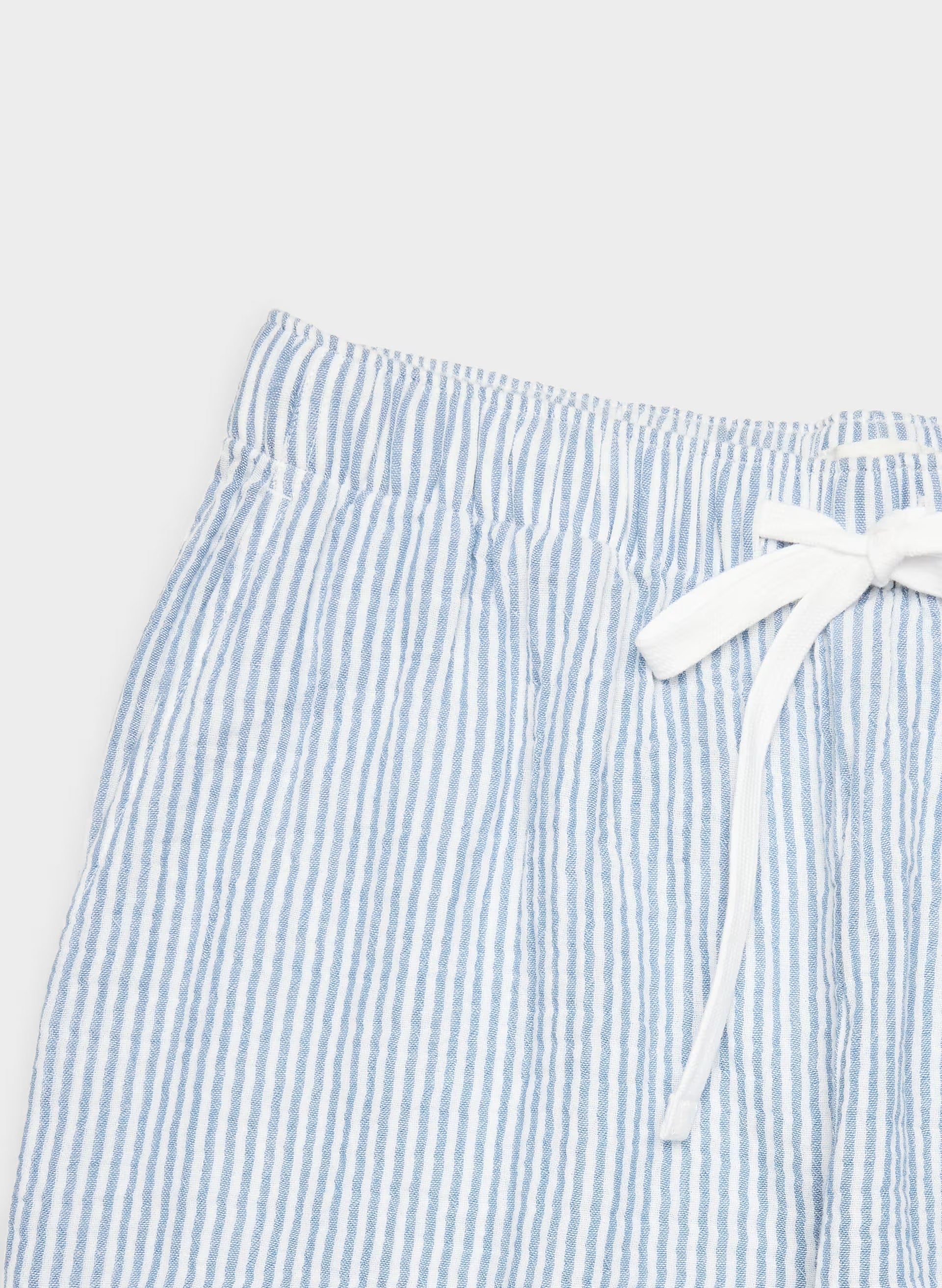 AirPlush Cotton™ Sail Pant - LINSEY STRP FCH BL/WHT