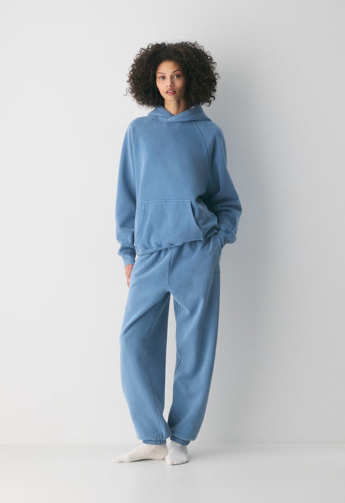 Cozy Sweatfleece Mega Jogger - NO-STRESS LIGHT BLUE
