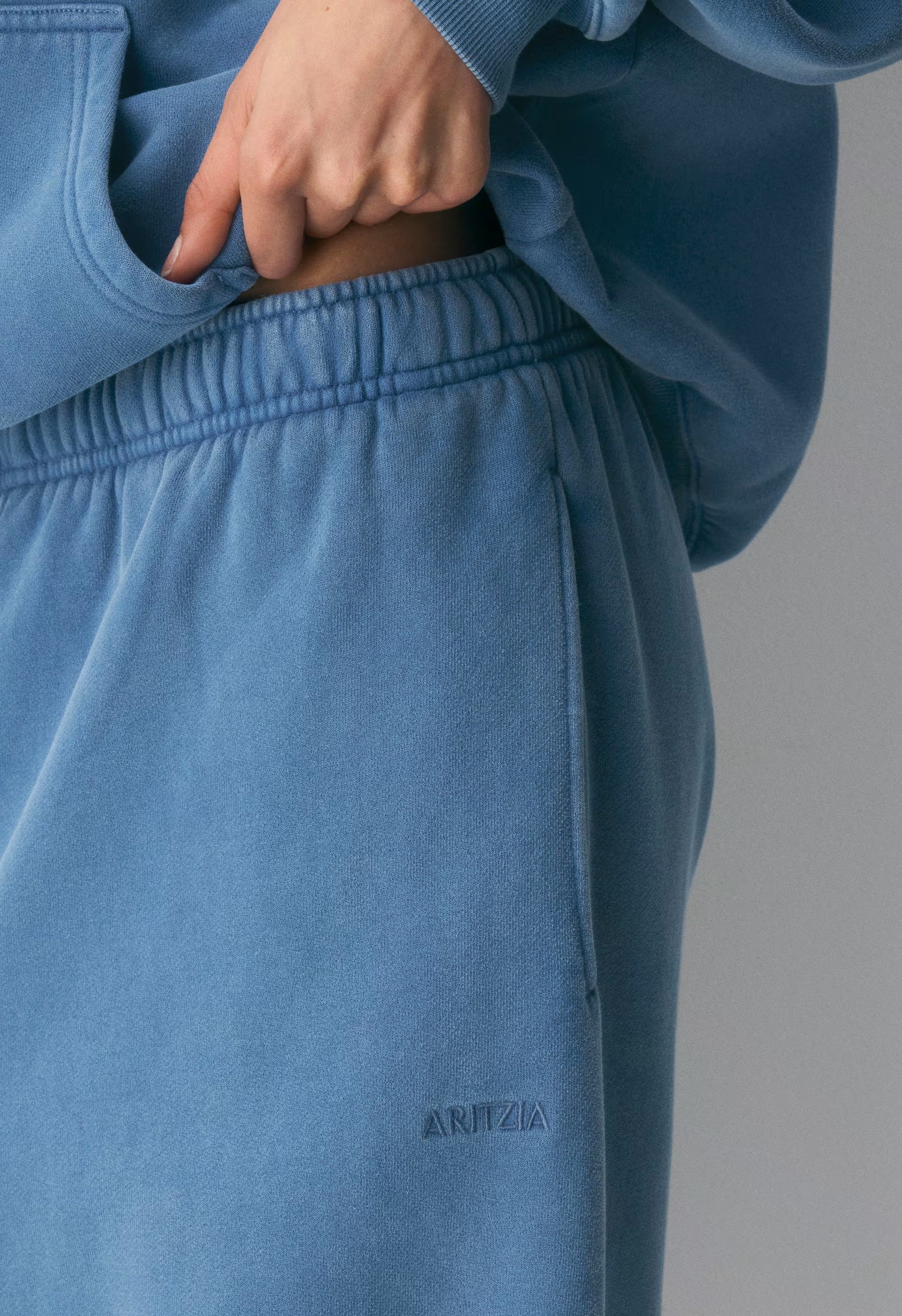 Cozy Sweatfleece Mega Jogger - NO-STRESS LIGHT BLUE