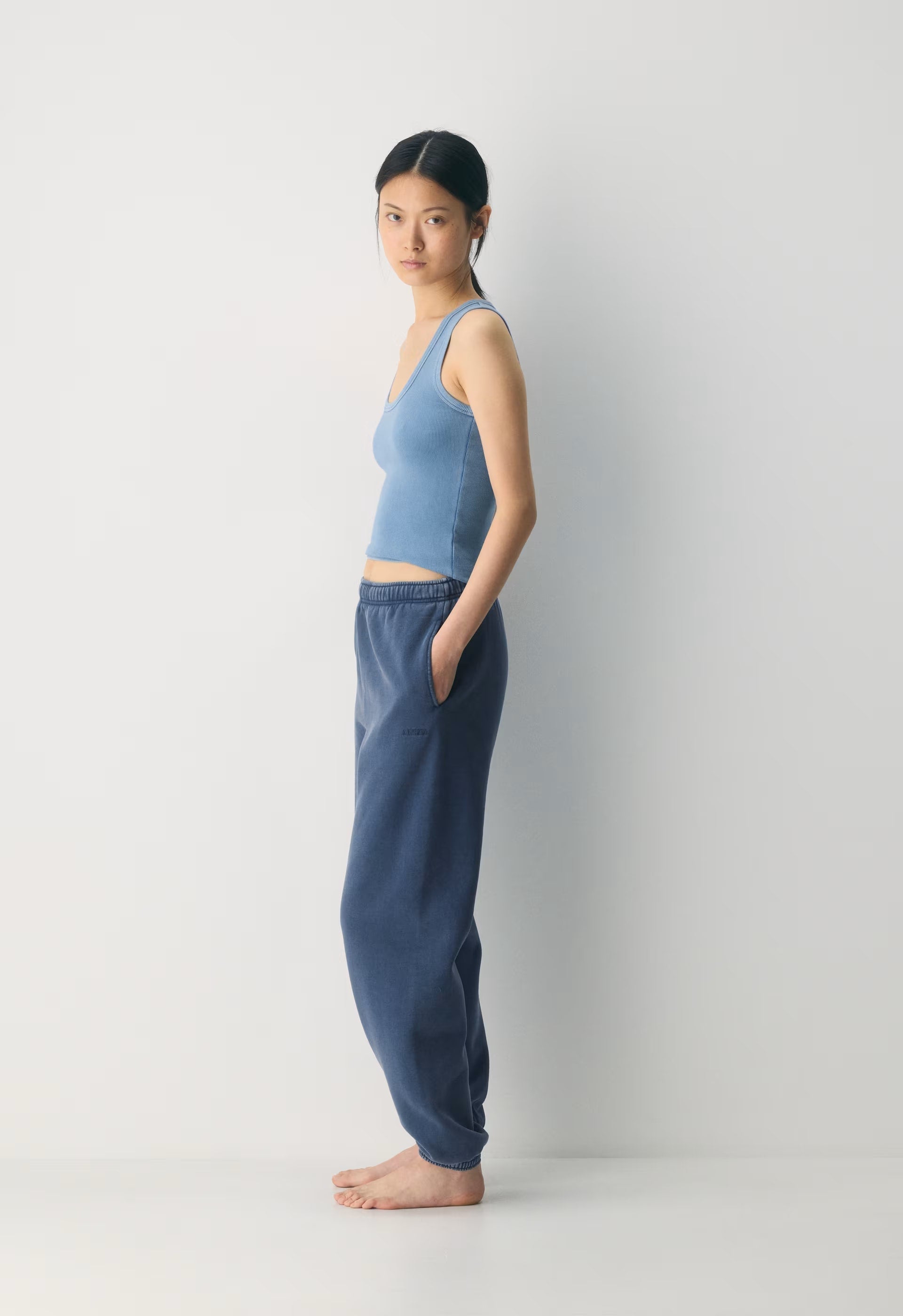 Cozy Sweatfleece Mega Jogger - NO-STRESS MEDIUM BLUE