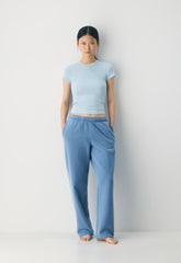 Cozy Sweatfleece Mega Straight™ Sweatpant - NO-STRESS LIGHT BLUE