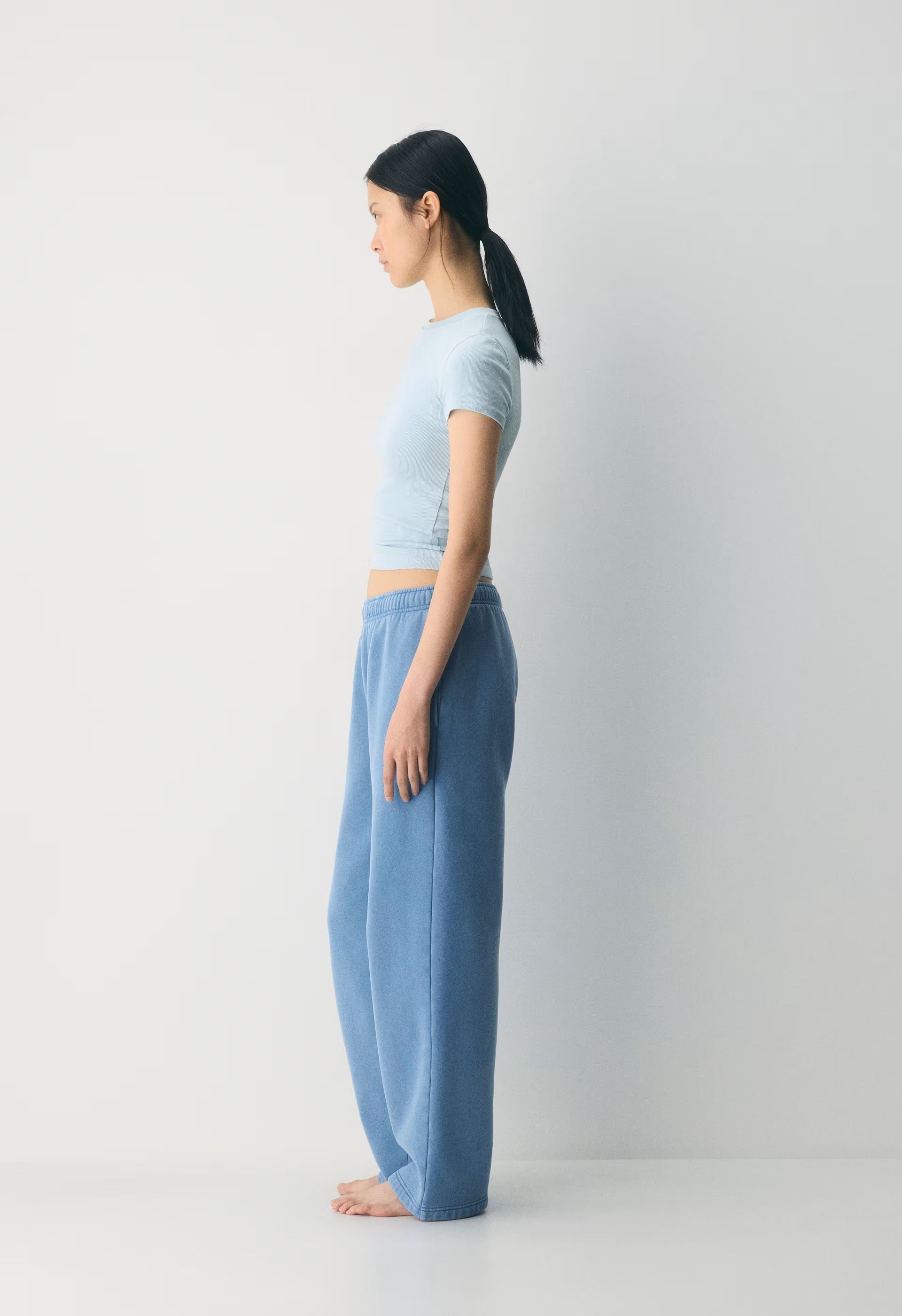 Cozy Sweatfleece Mega Straight™ Sweatpant - NO-STRESS LIGHT BLUE