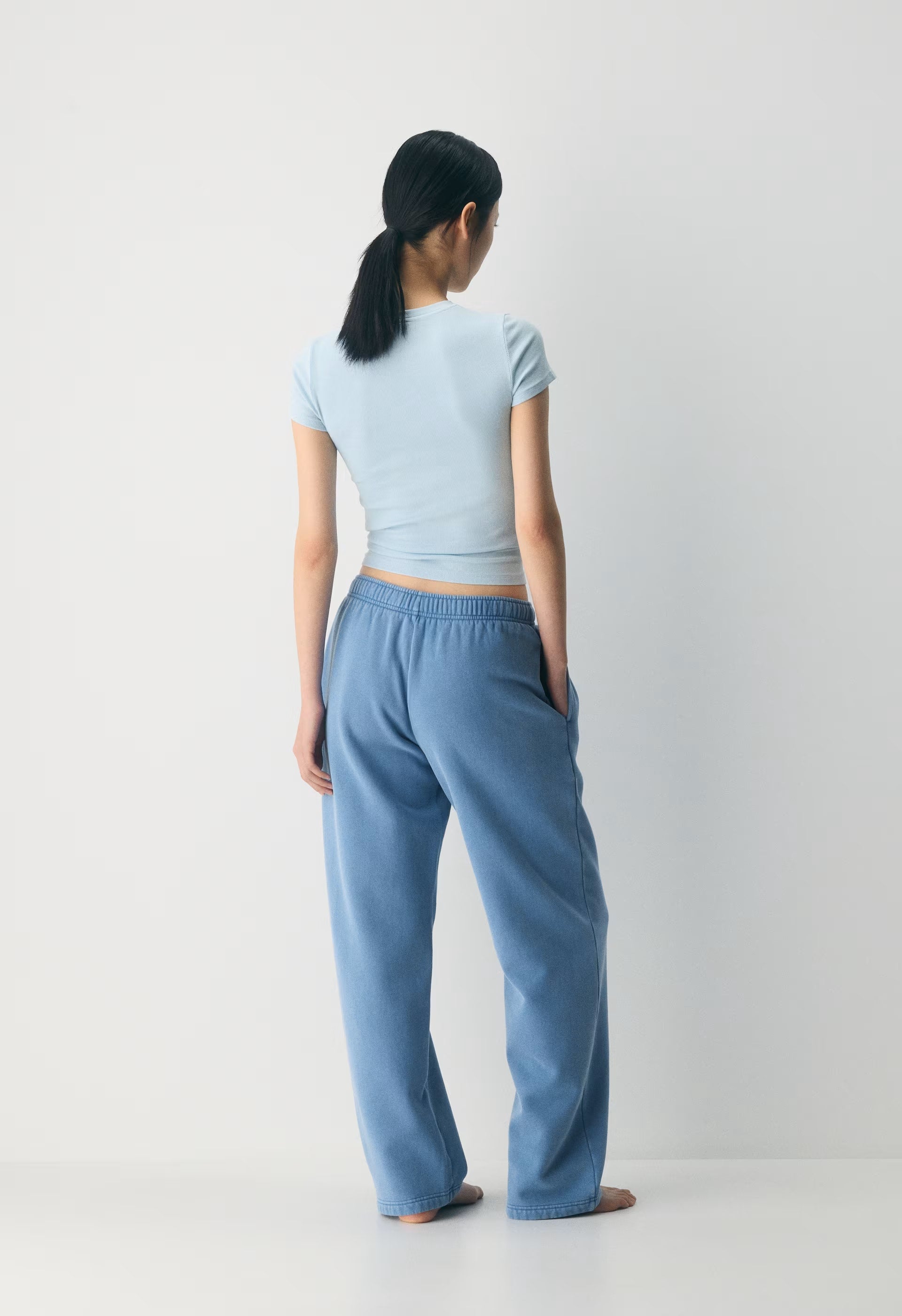 Cozy Sweatfleece Mega Straight™ Sweatpant - NO-STRESS LIGHT BLUE
