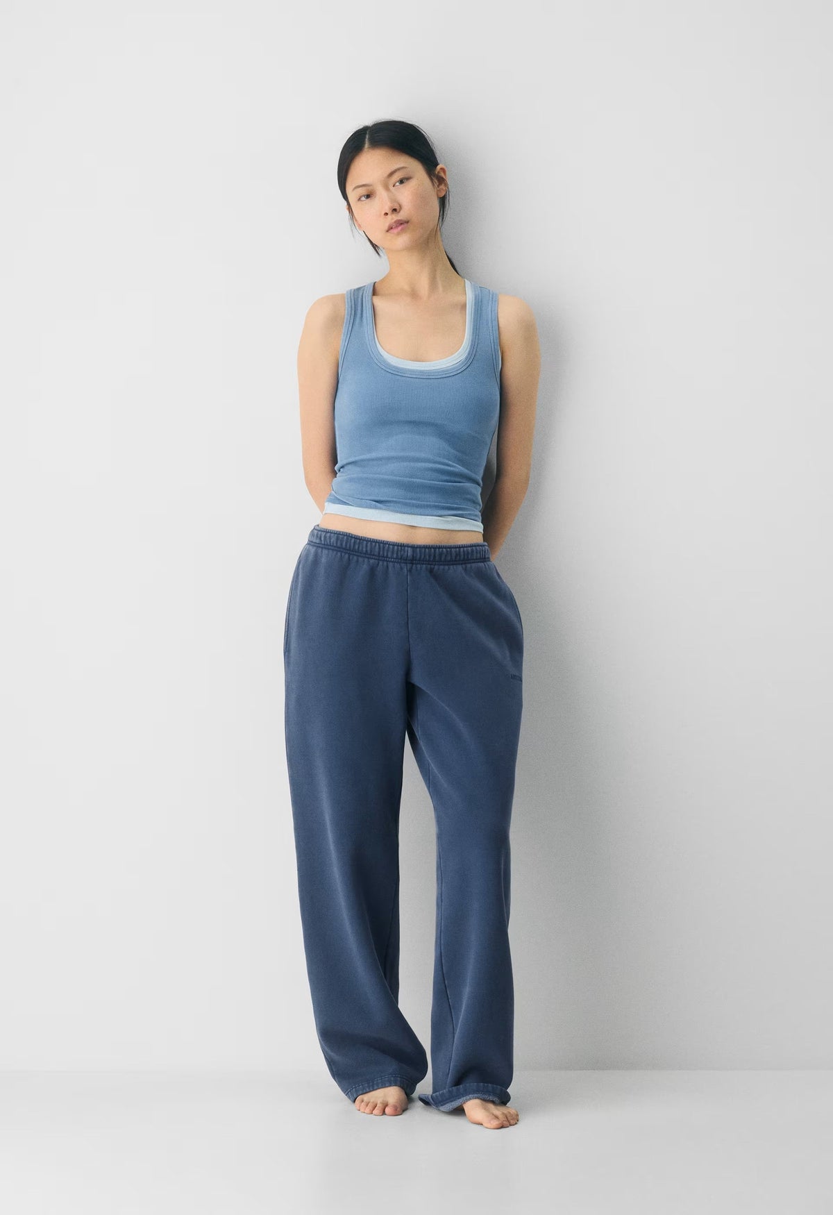 Cozy Sweatfleece Mega Straight™ Sweatpant - NO-STRESS MEDIUM BLUE