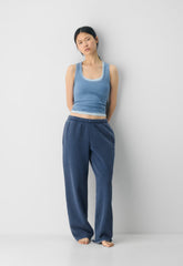 Cozy Sweatfleece Mega Straight™ Sweatpant - NO-STRESS MEDIUM BLUE