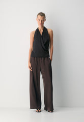 The Lodge Pant™ Satin - RICH MOCHA BROWN