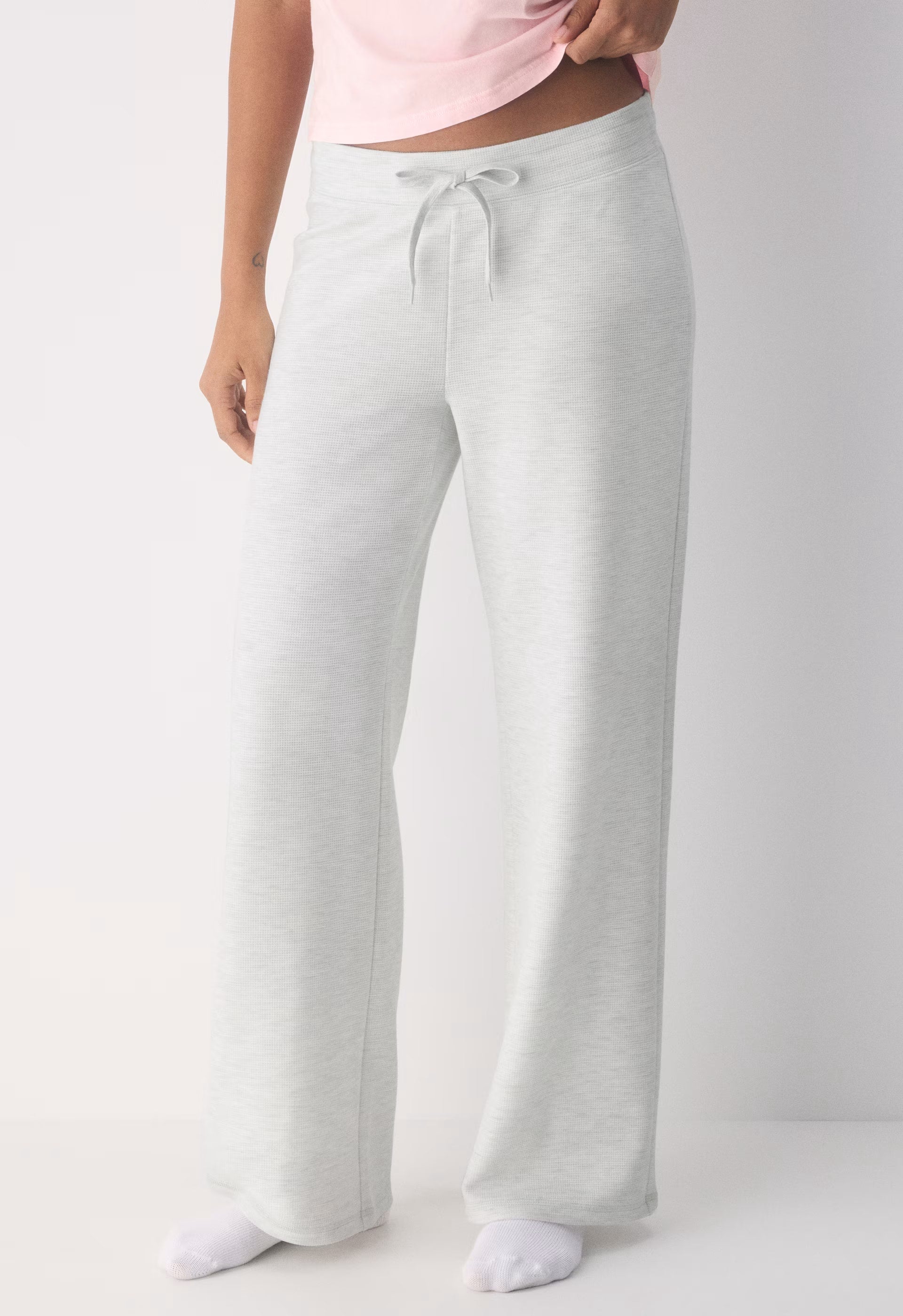 Wafflex Attune Pant - HEATHER CLOUD WHITE