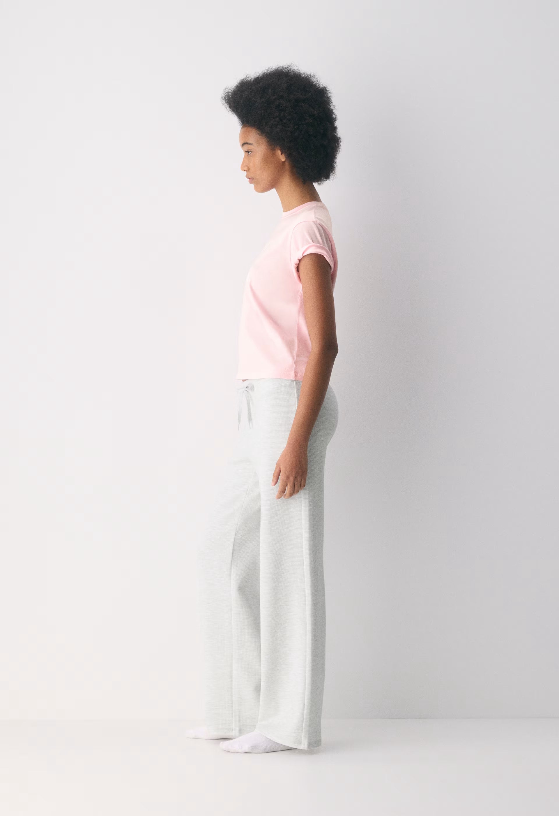 Wafflex Attune Pant - HEATHER CLOUD WHITE