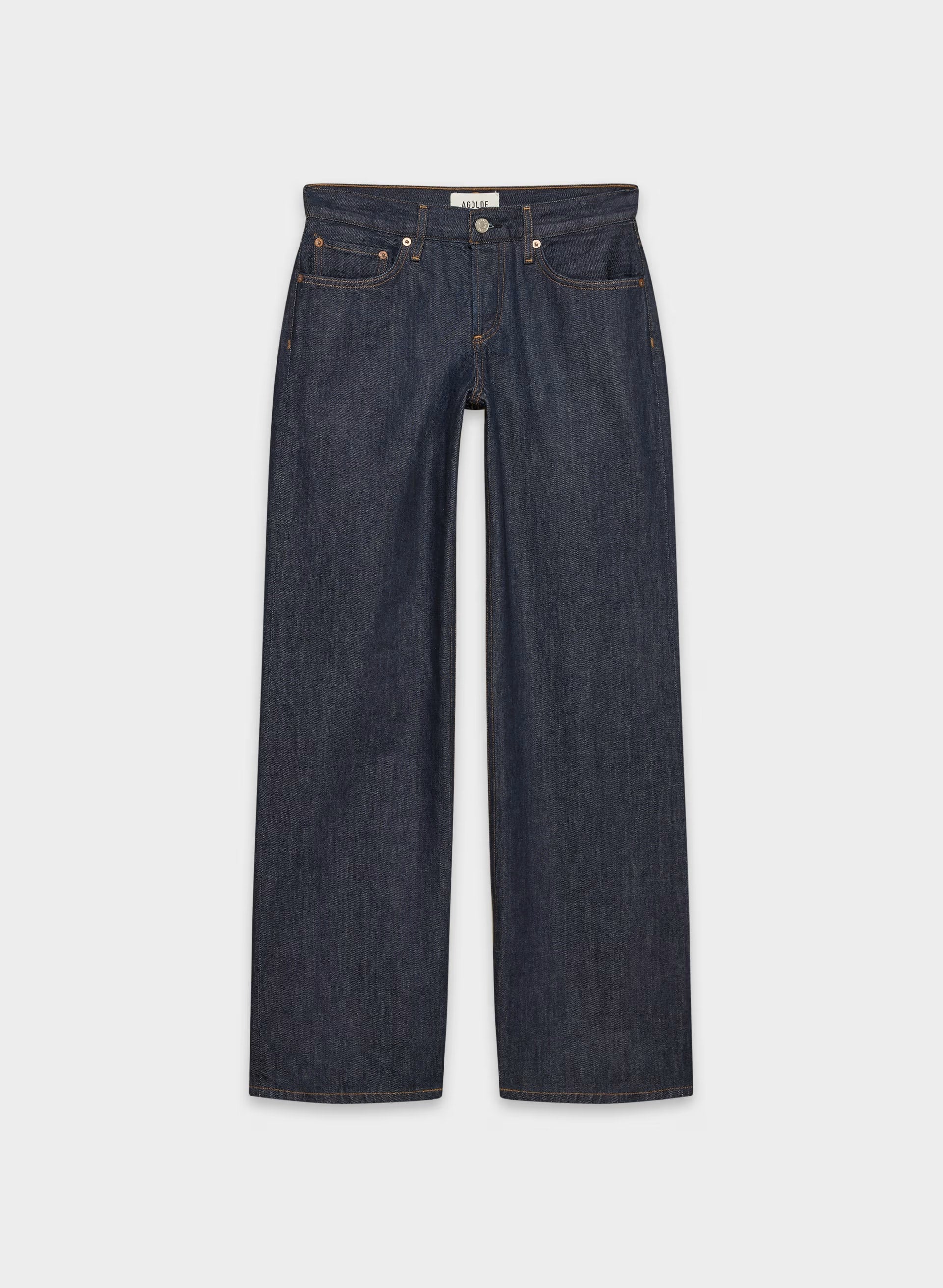 AGOLDE Low Rise Loose Jean - PURE
