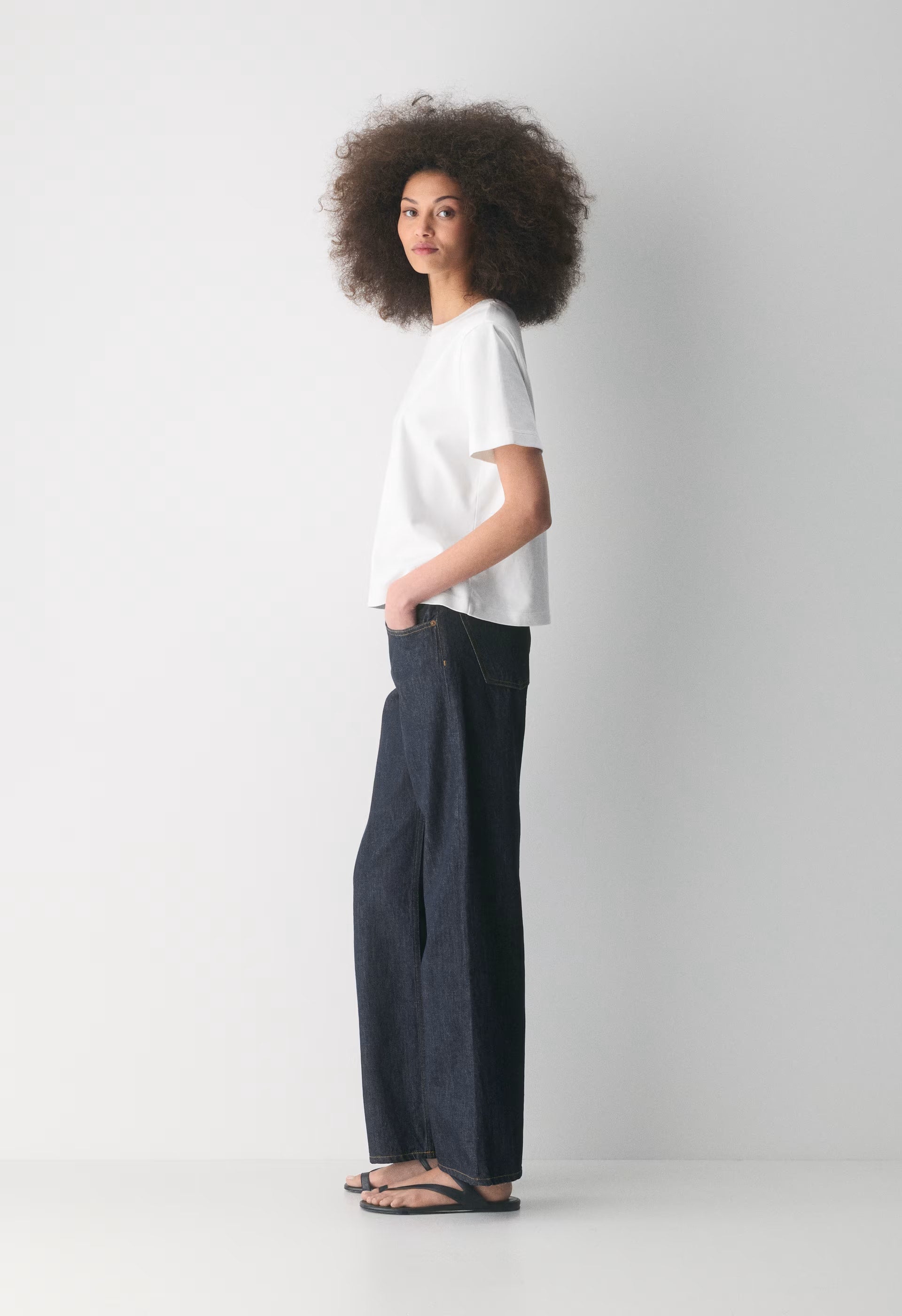 AGOLDE Low Rise Loose Jean - PURE