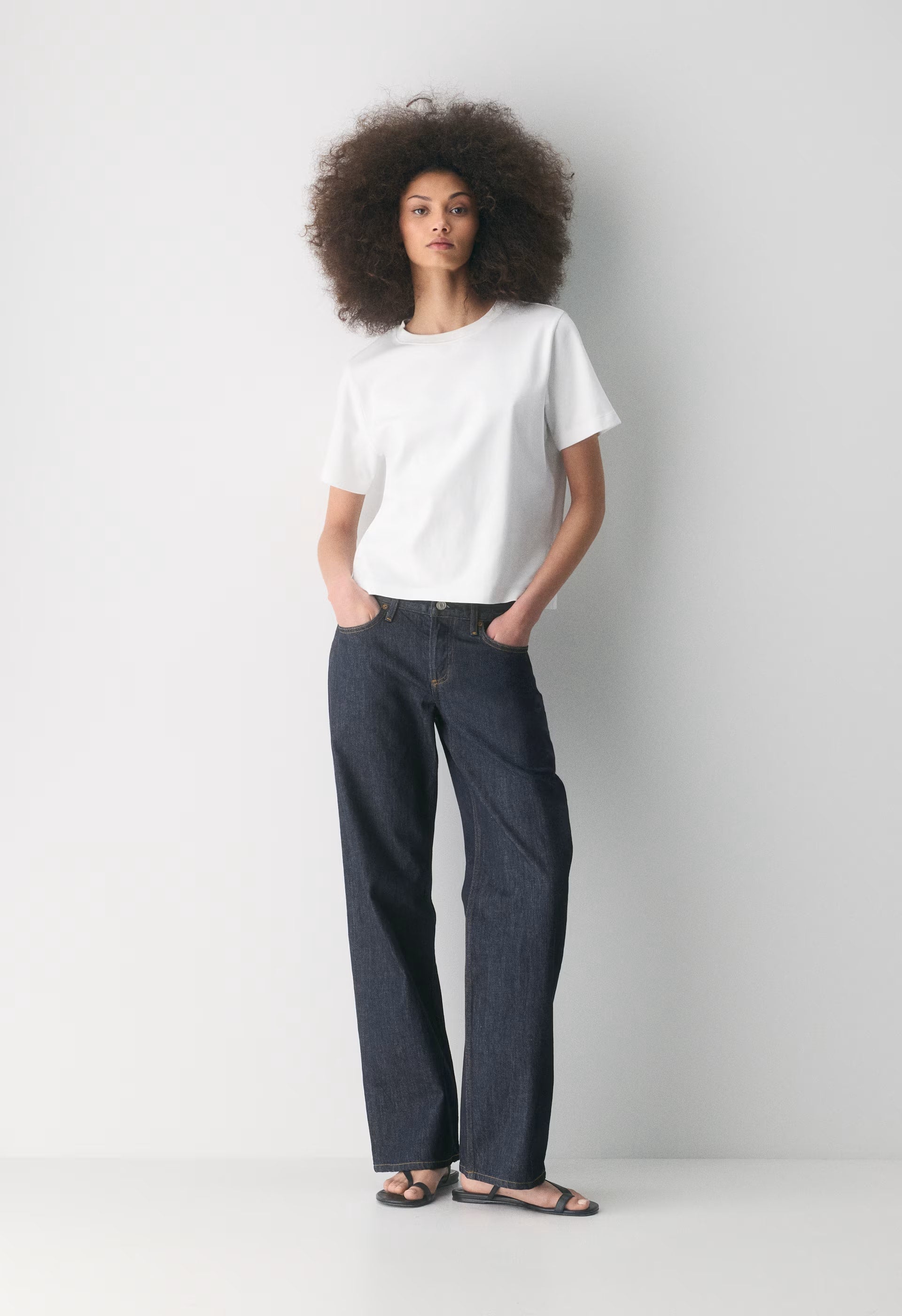 AGOLDE Low Rise Loose Jean - PURE