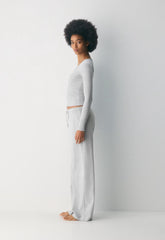 HomeStretch™ Smooth Kickback Pant - HEATHER CHROME