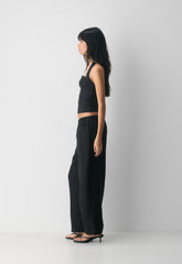 Narrative Barrel Pant - CruiseLinen™ - BLACK