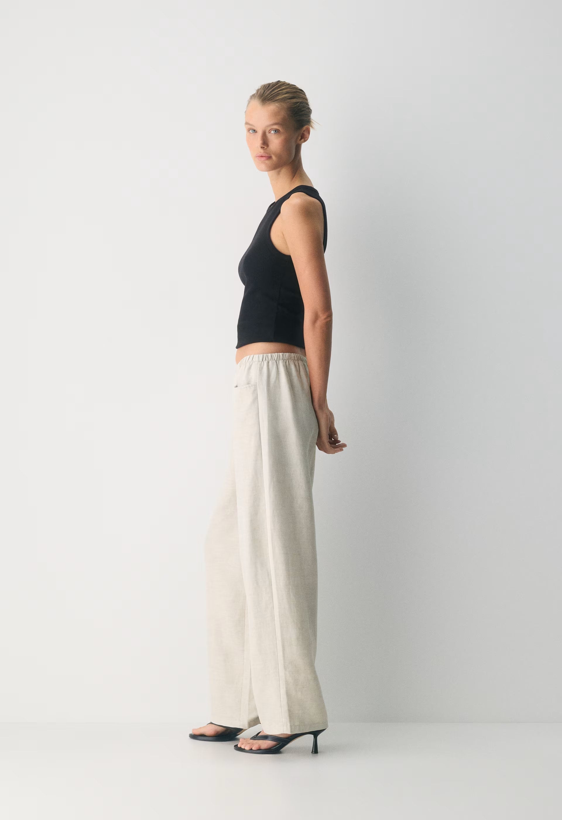 Narrative Barrel Pant - CruiseLinen™ - UNDYED ECRU