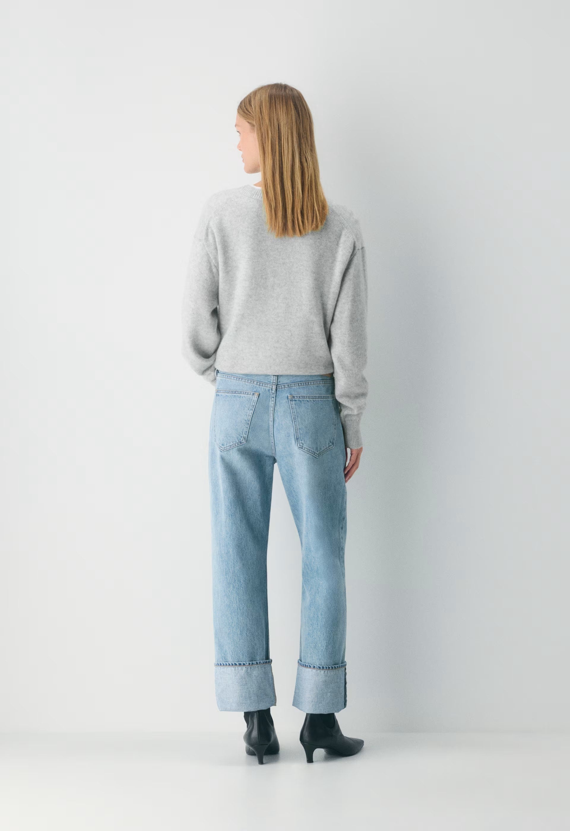 Denim Forum The '90s Vintage Lo-Rise Straight Jean - 7 YRS BLEU TABOO