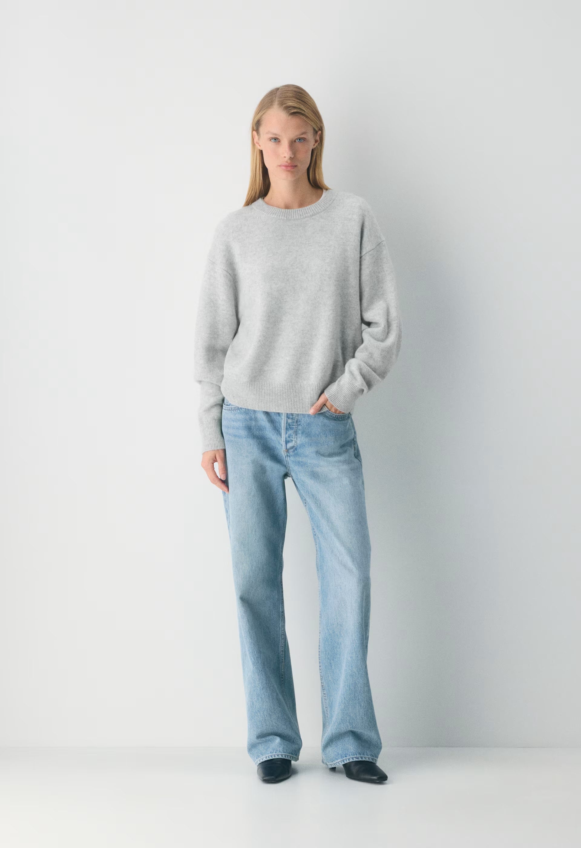 Denim Forum The '90s Vintage Lo-Rise Straight Jean - 7 YRS BLEU TABOO