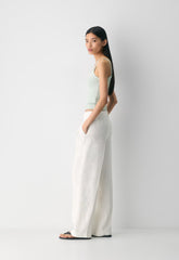 The Effortless Pant™ Lo-Rise - PowerLinen™ - LIGHT BIRCH