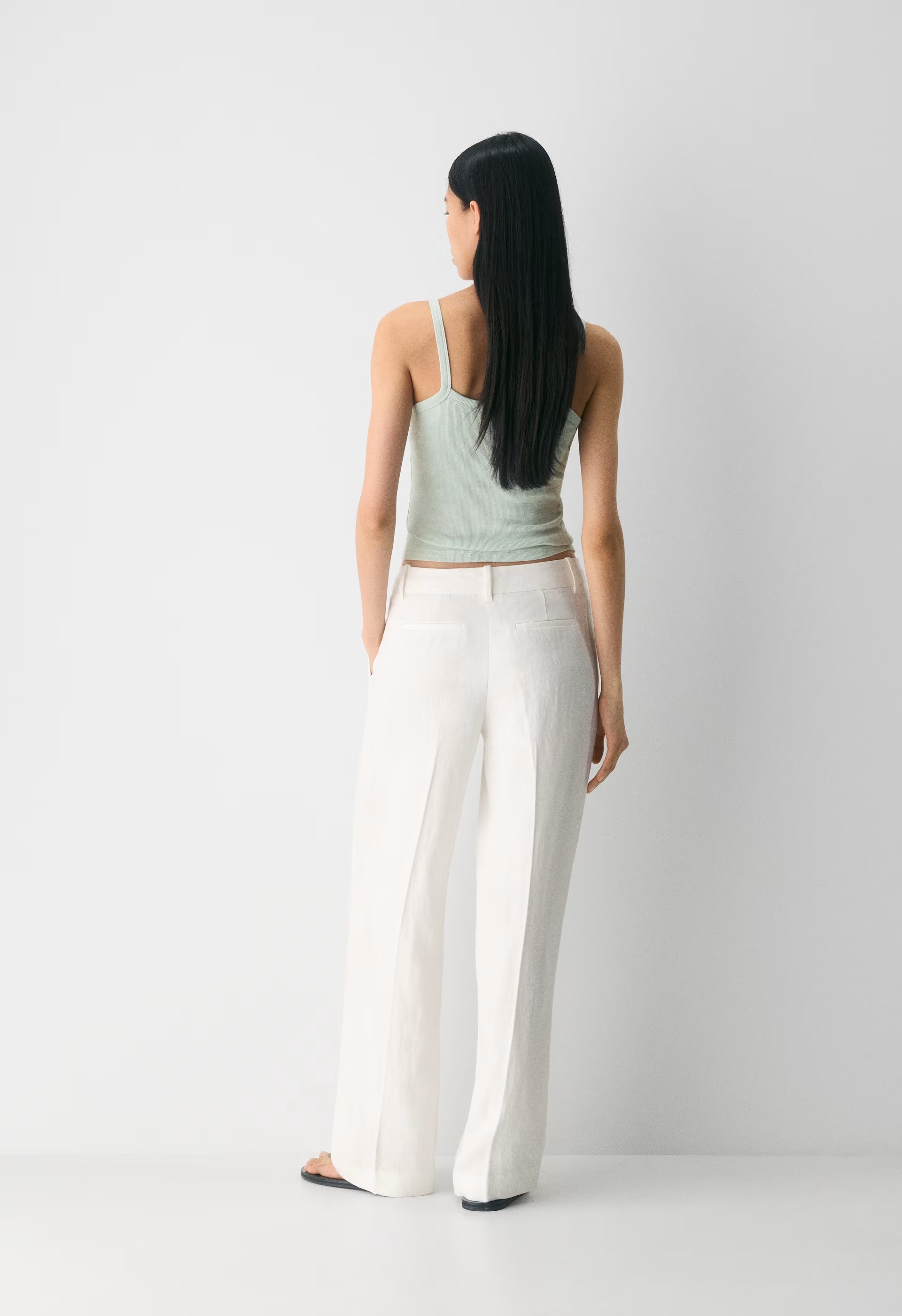 The Effortless Pant™ Lo-Rise - PowerLinen™ - LIGHT BIRCH
