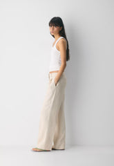 The Effortless Pant™ Lo-Rise - PowerLinen™ - COOL BEIGE
