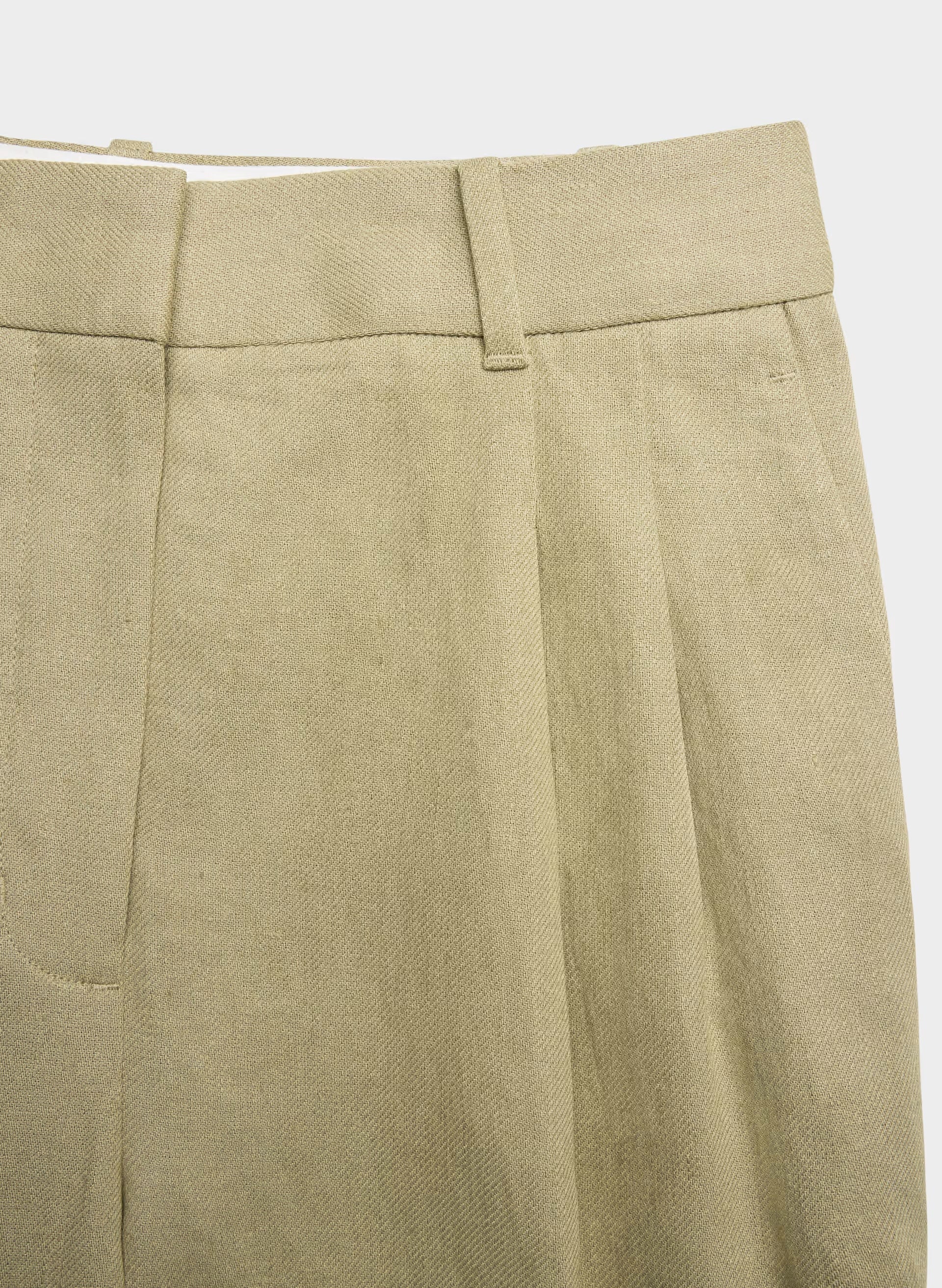 The Effortless Pant™ - PowerLinen™ - MARTINI OLIVE