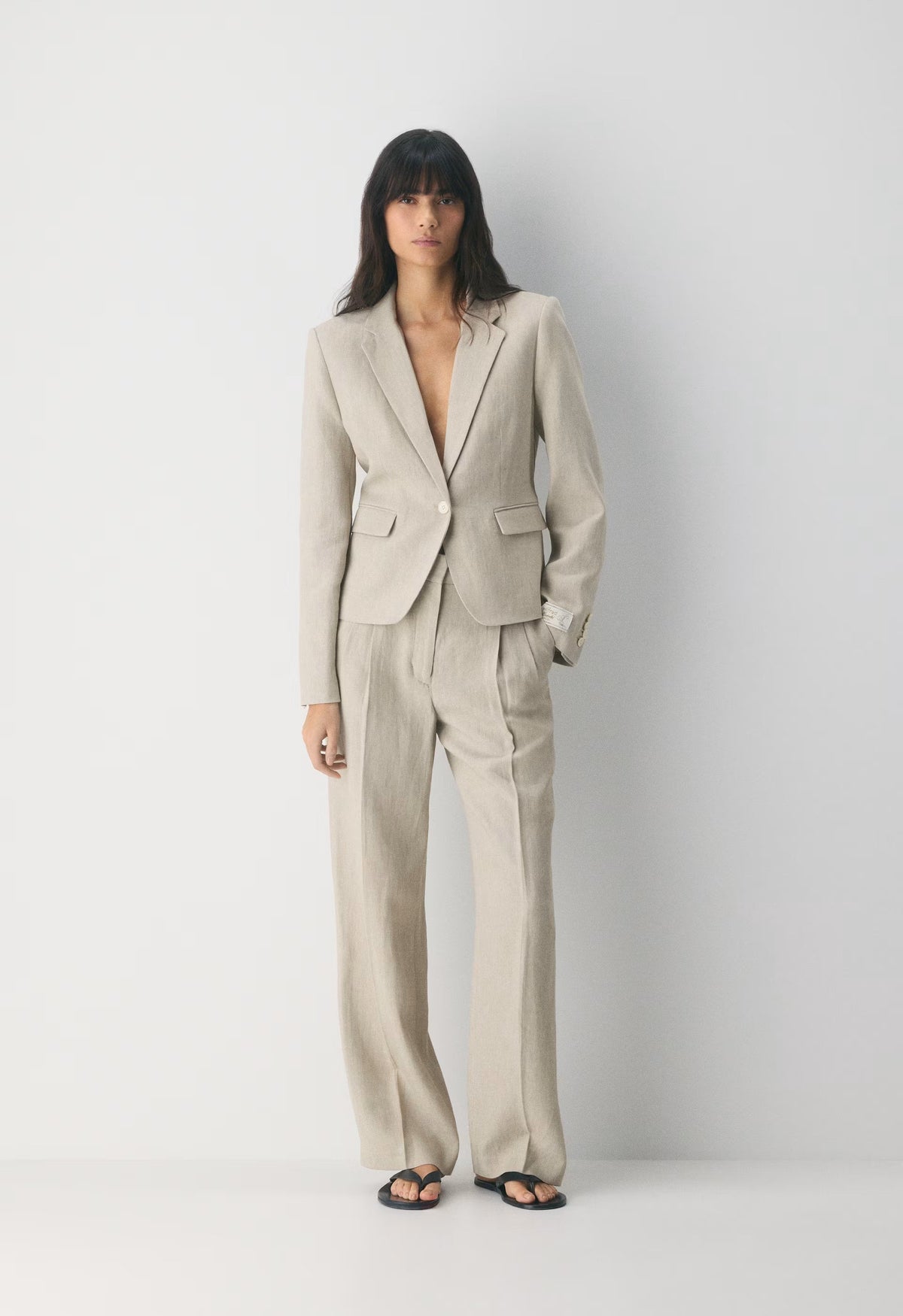 The Effortless Pant™ - PowerLinen™ - UNDYED DARK ECRU