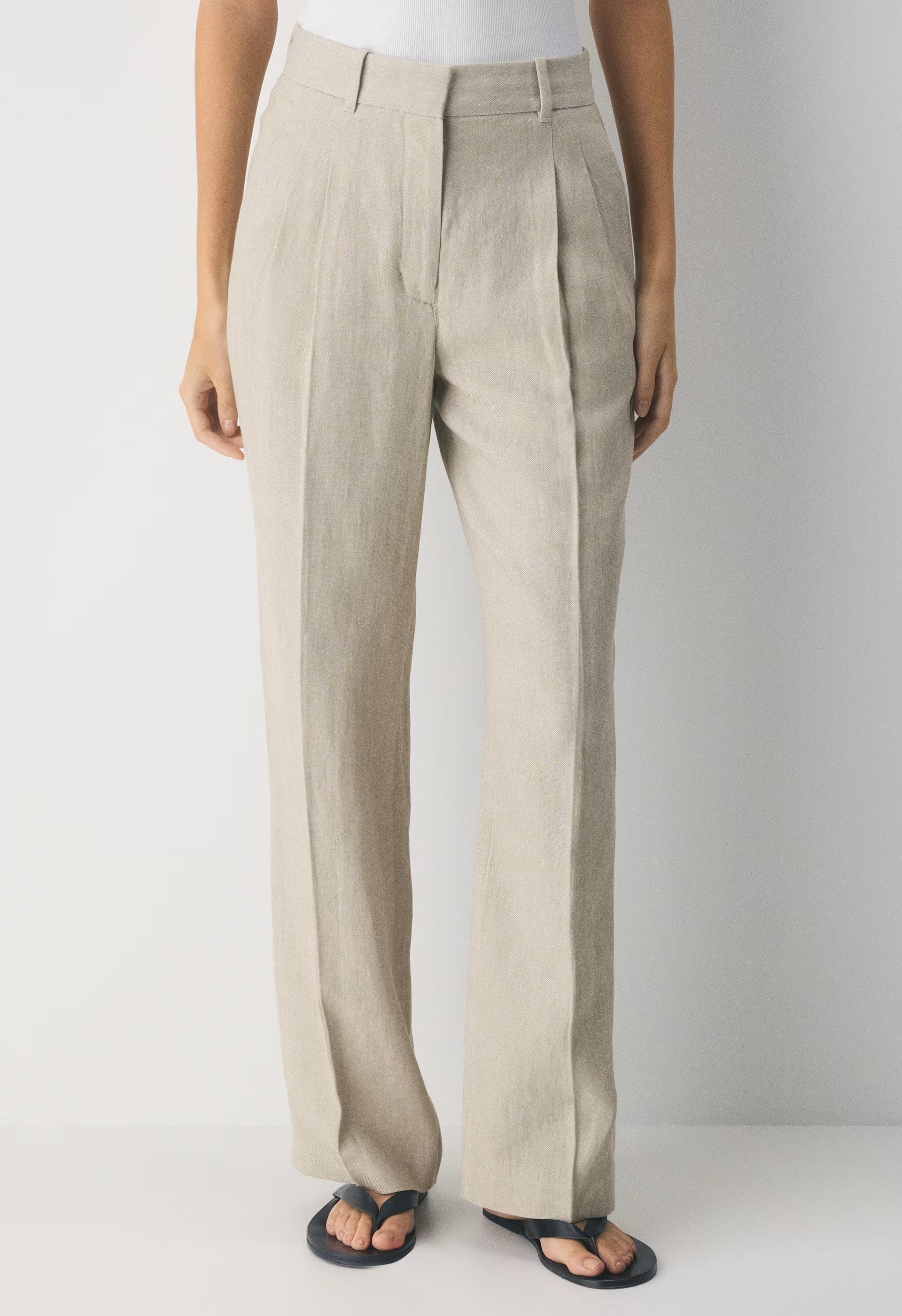 The Effortless Pant™ - PowerLinen™ - UNDYED DARK ECRU