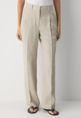The Effortless Pant™ - PowerLinen™ - UNDYED DARK ECRU