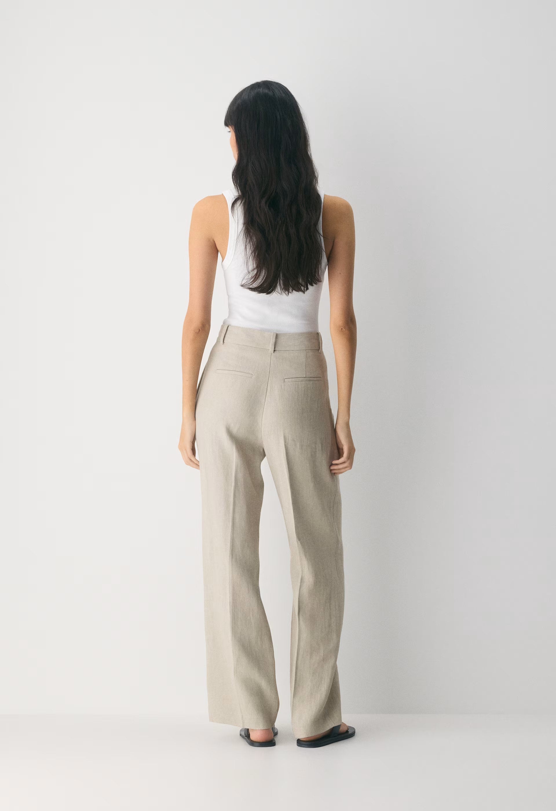 The Effortless Pant™ - PowerLinen™ - UNDYED DARK ECRU