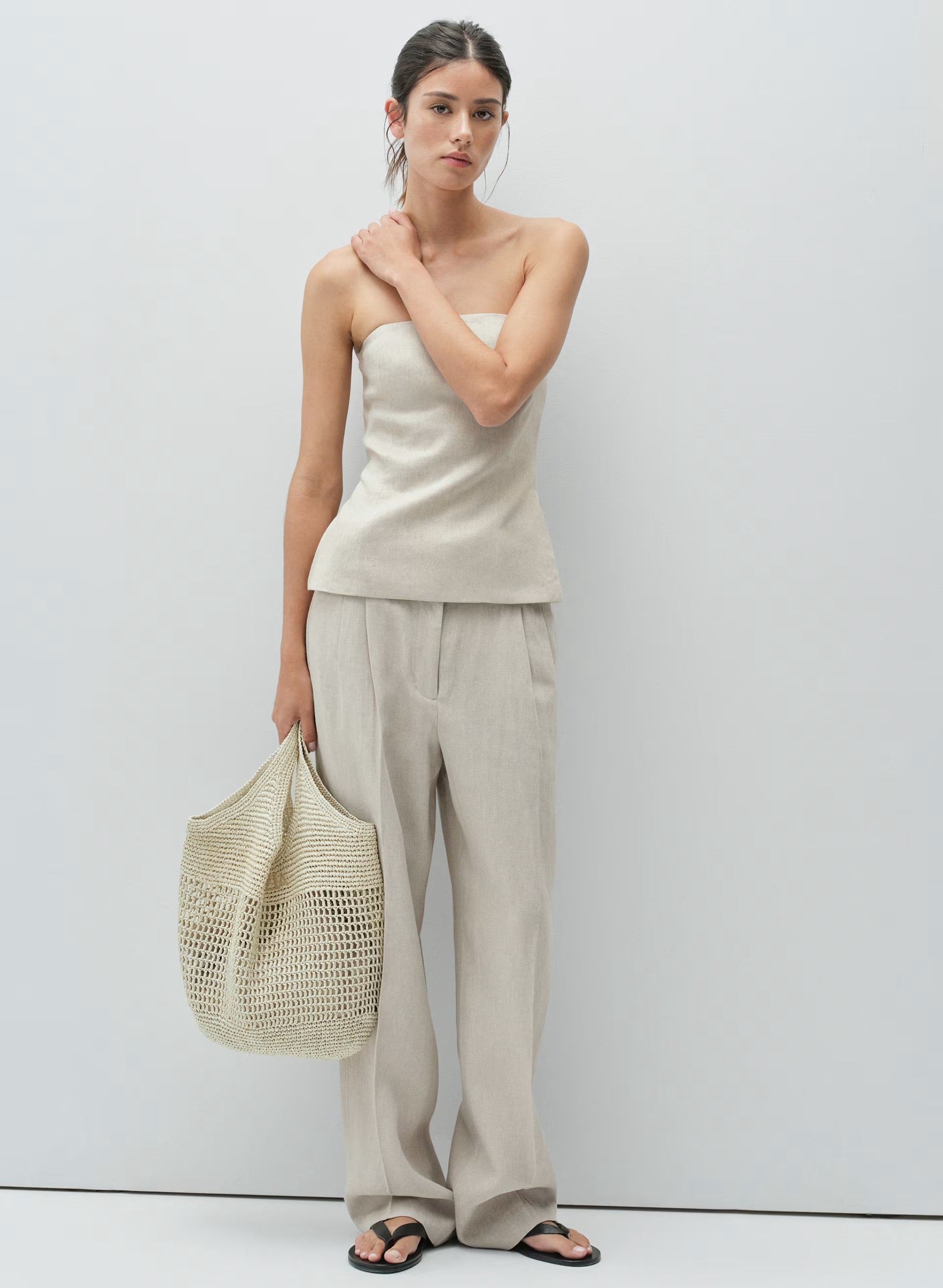 The Effortless Pant™ - PowerLinen™ - UNDYED DARK ECRU