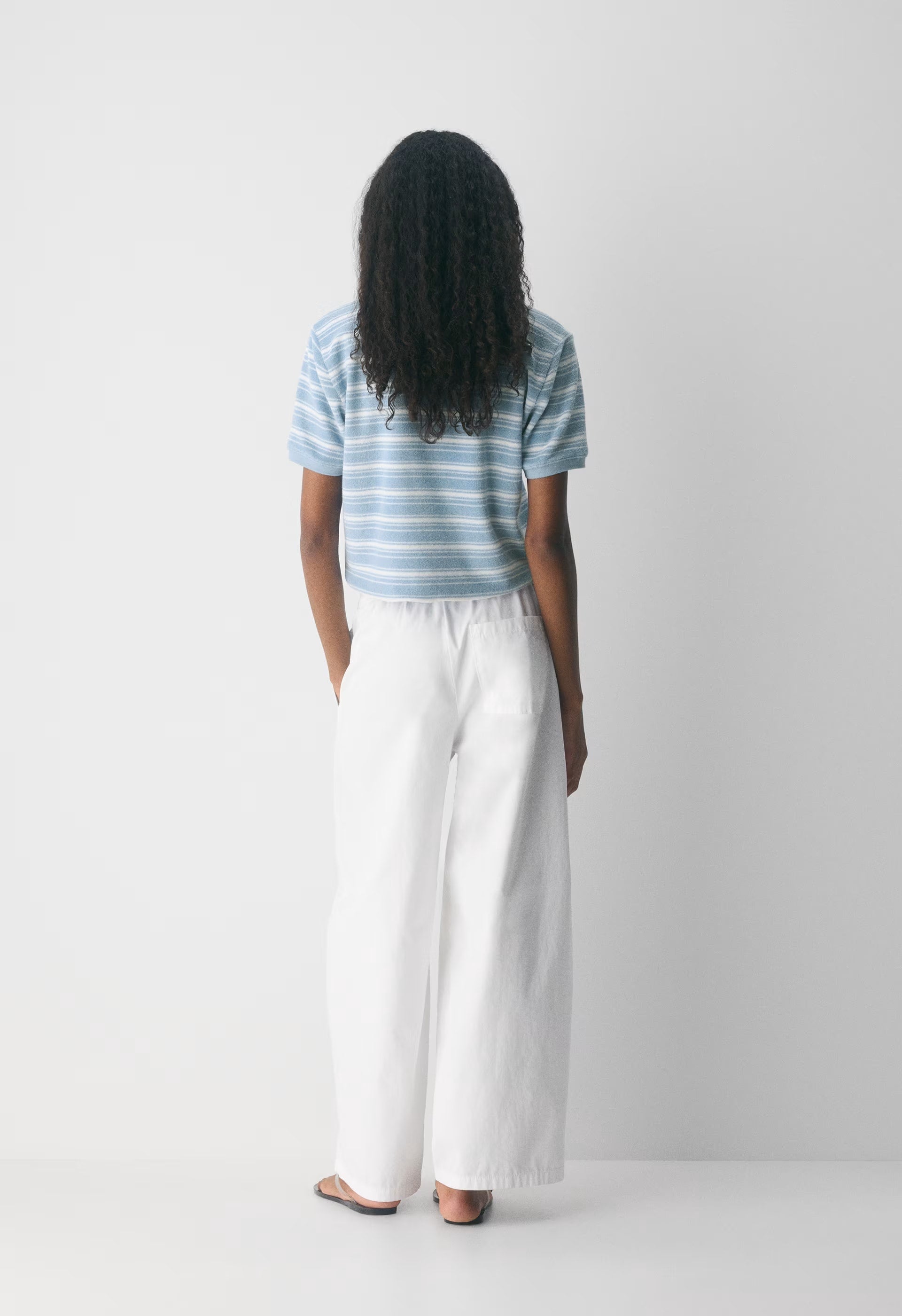 Voltage Barrel Pant - WHITE