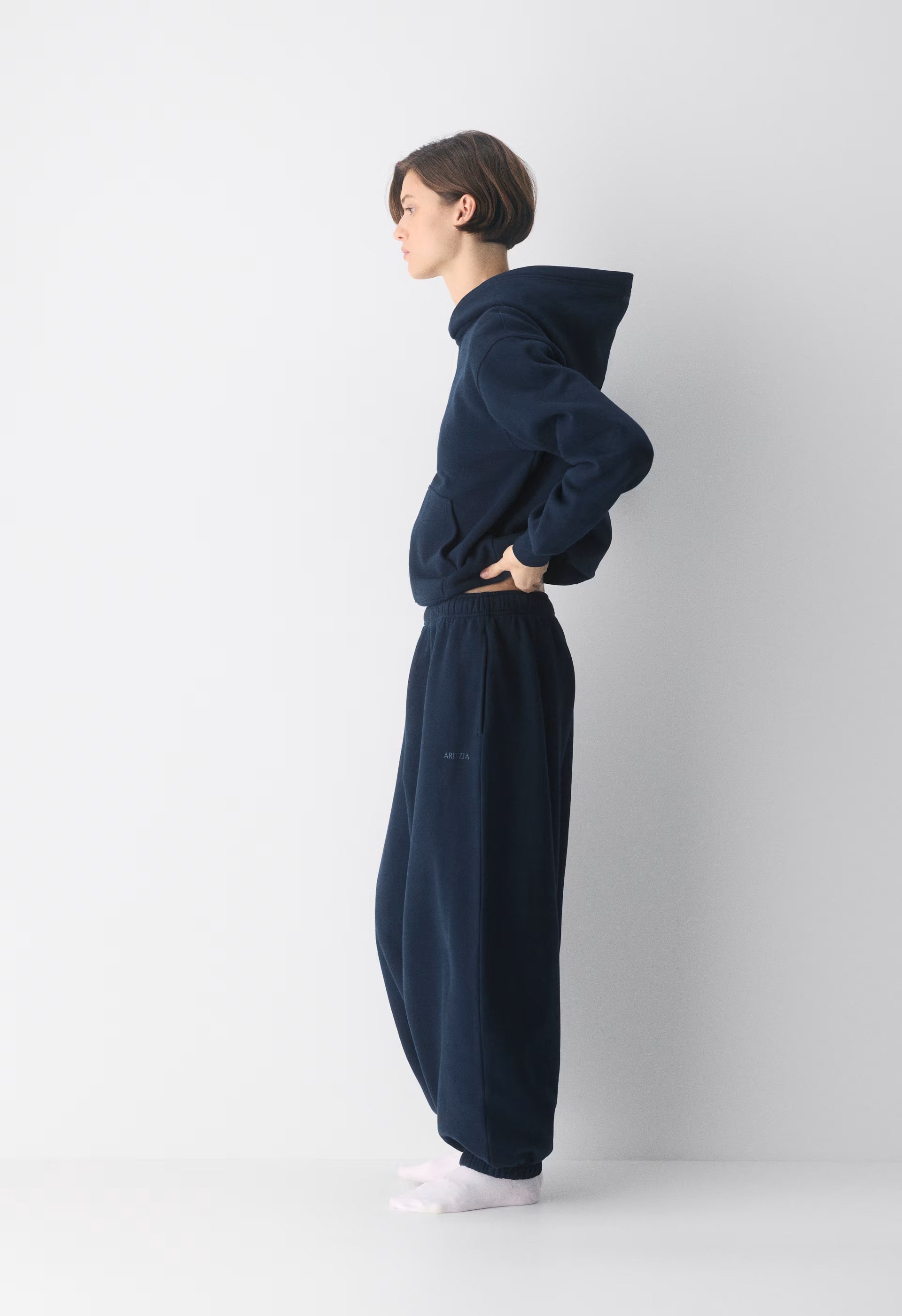Cozy Sweatfleece Mega Baggy Balloon Jogger - ADMIRAL