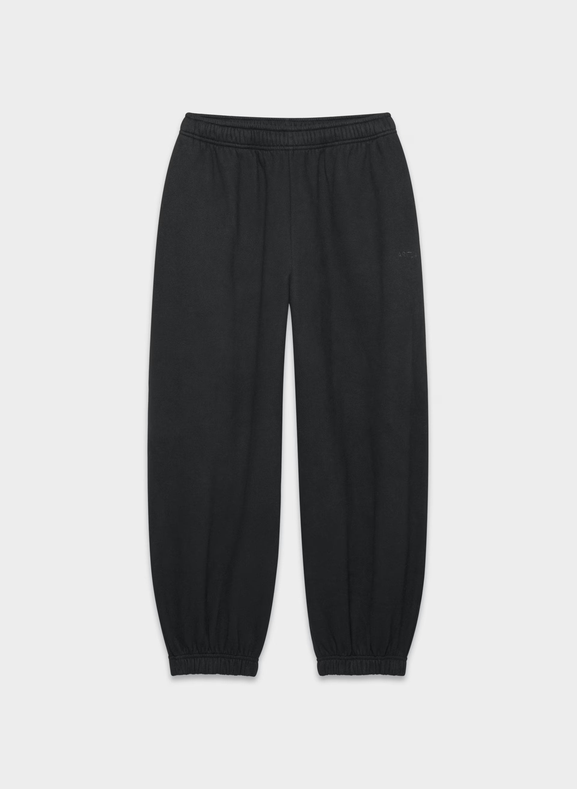 Cozy Sweatfleece Mega Baggy Balloon Jogger - BLACK