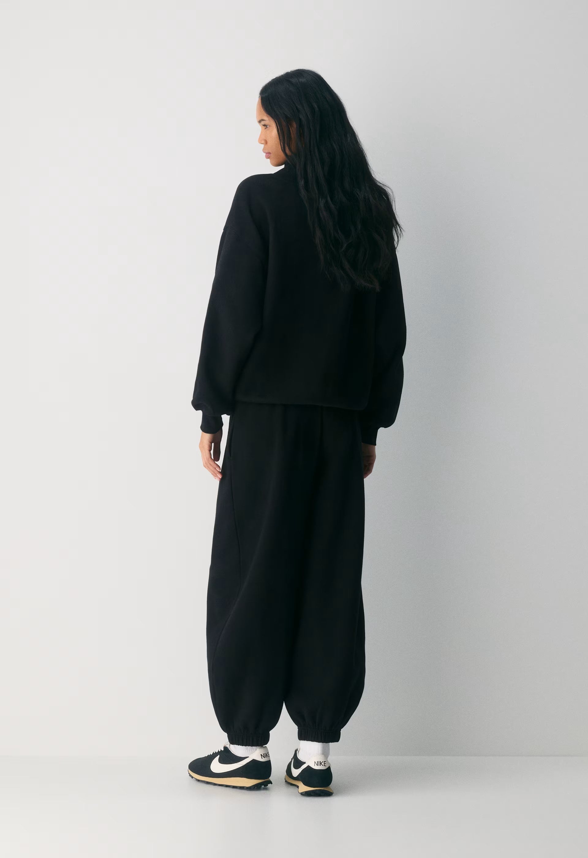 Cozy Sweatfleece Mega Baggy Balloon Jogger - HEATHER CHROME