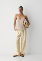Sail Linen Pant - BRILY STRP LMD/MTROTP