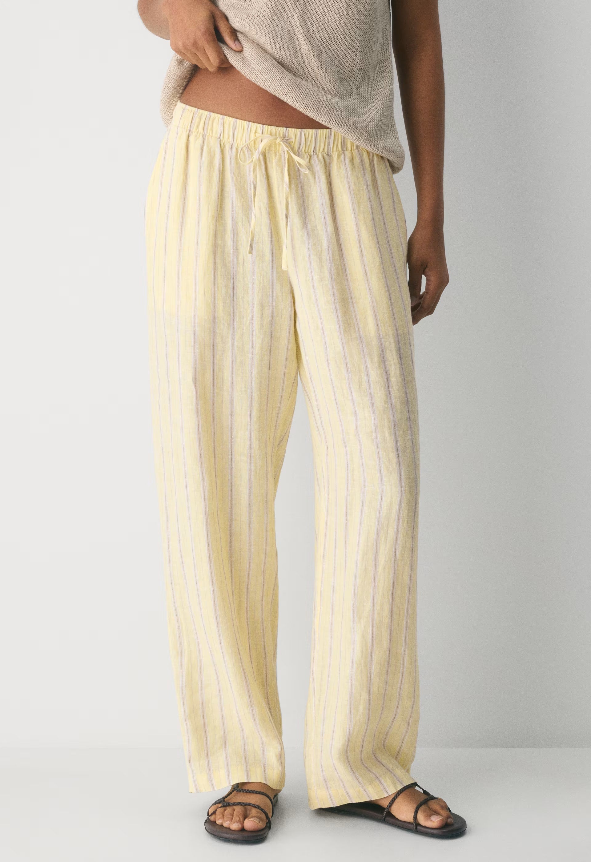 Sail Linen Pant - BRILY STRP LMD/MTROTP