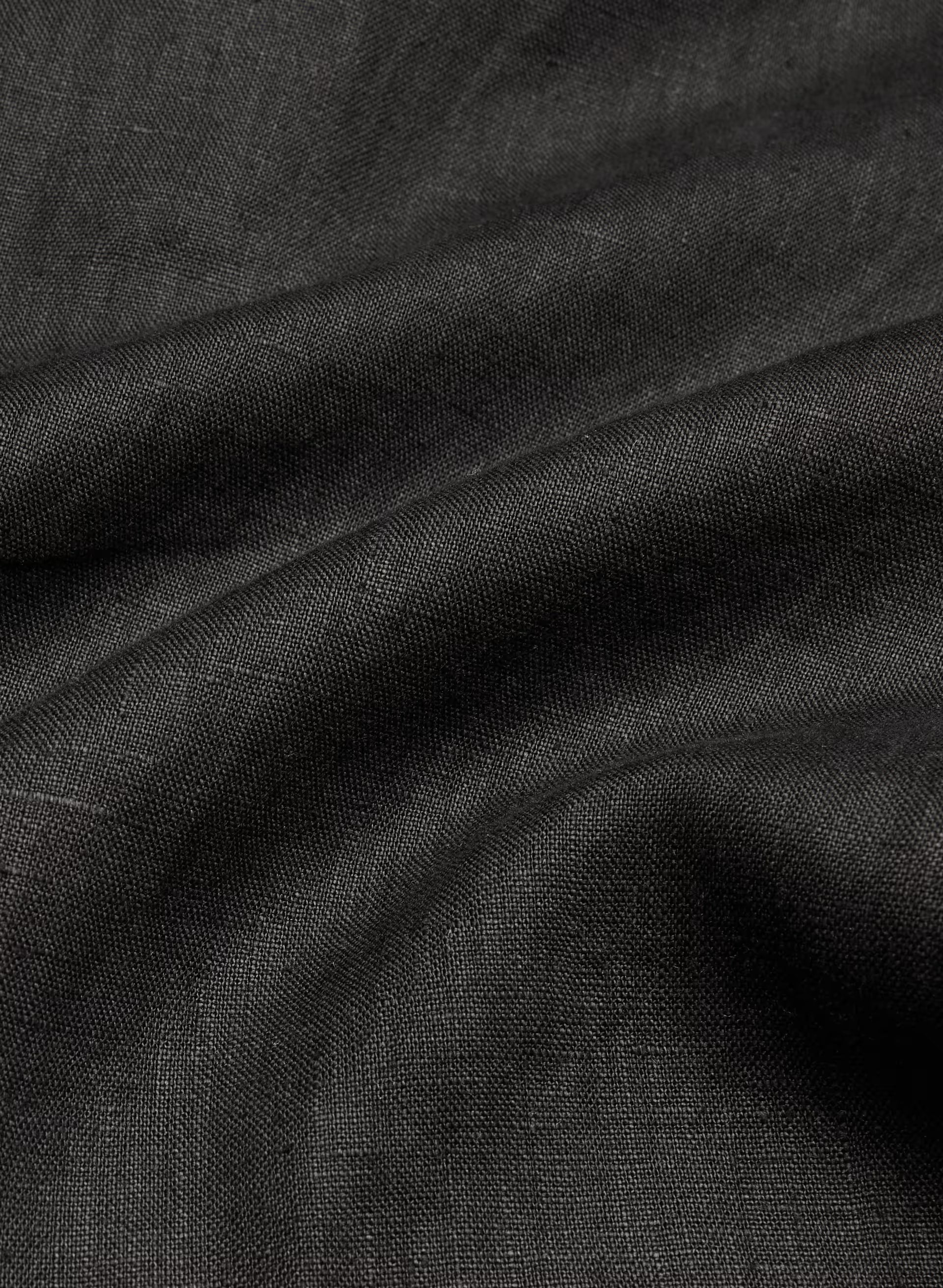 Sail Linen Pant - BLACK