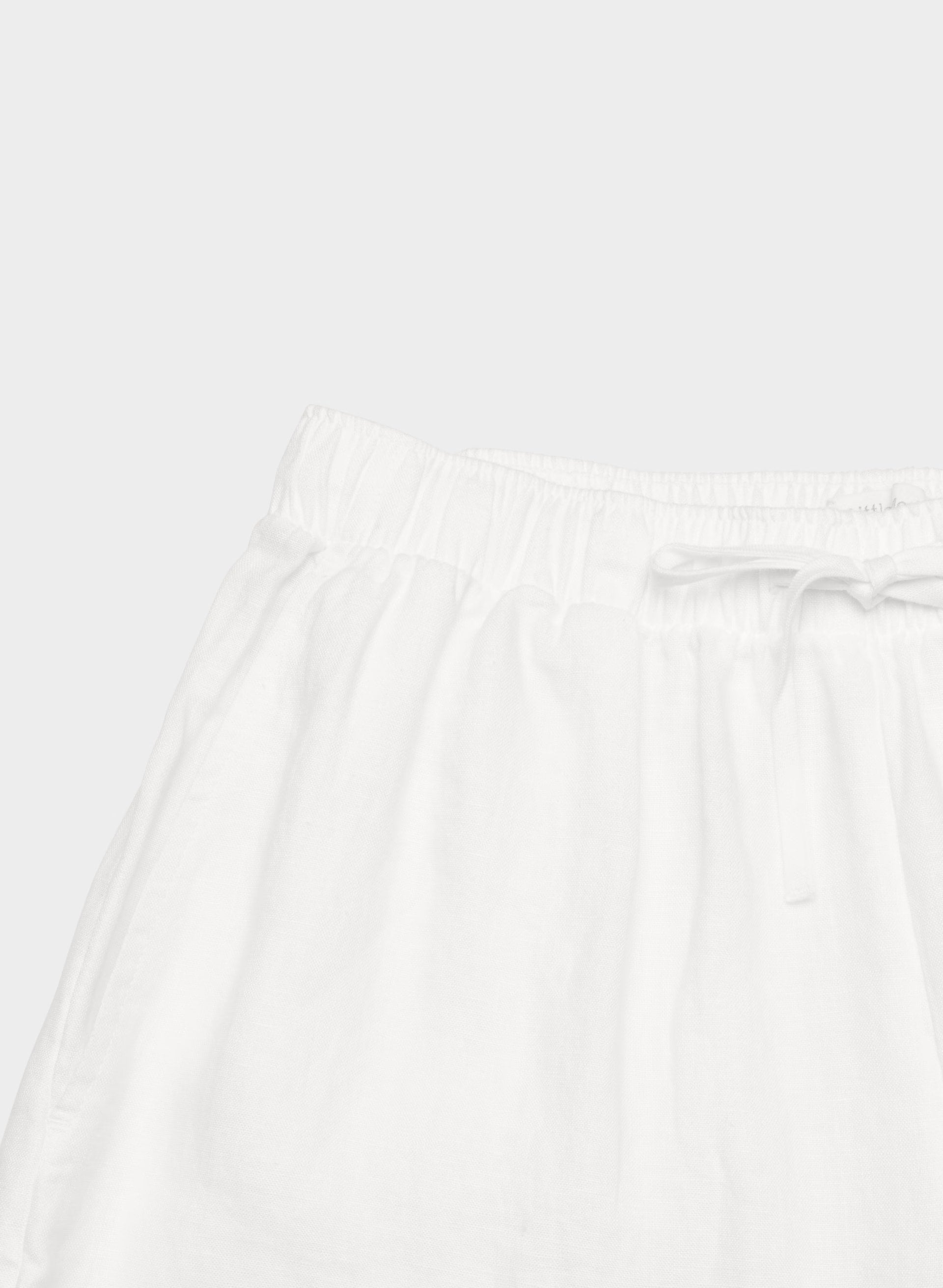 Sail Linen Pant - WHITE