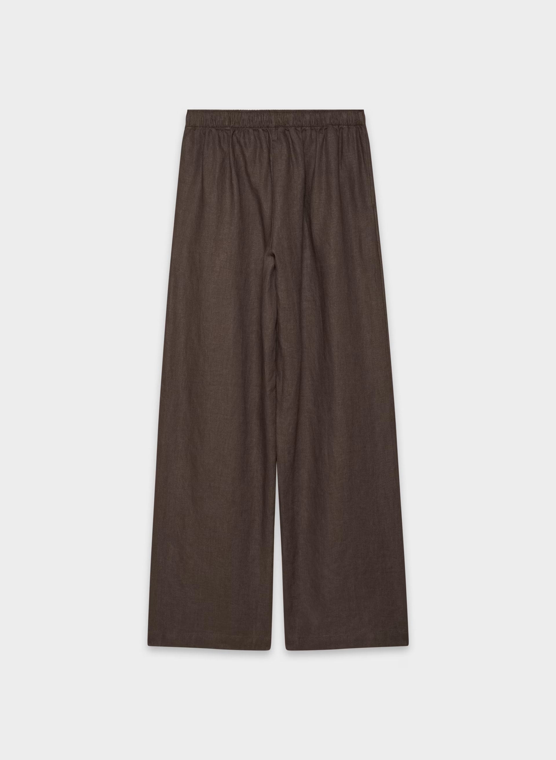 Sail Linen Pant - RICH MOCHA BROWN