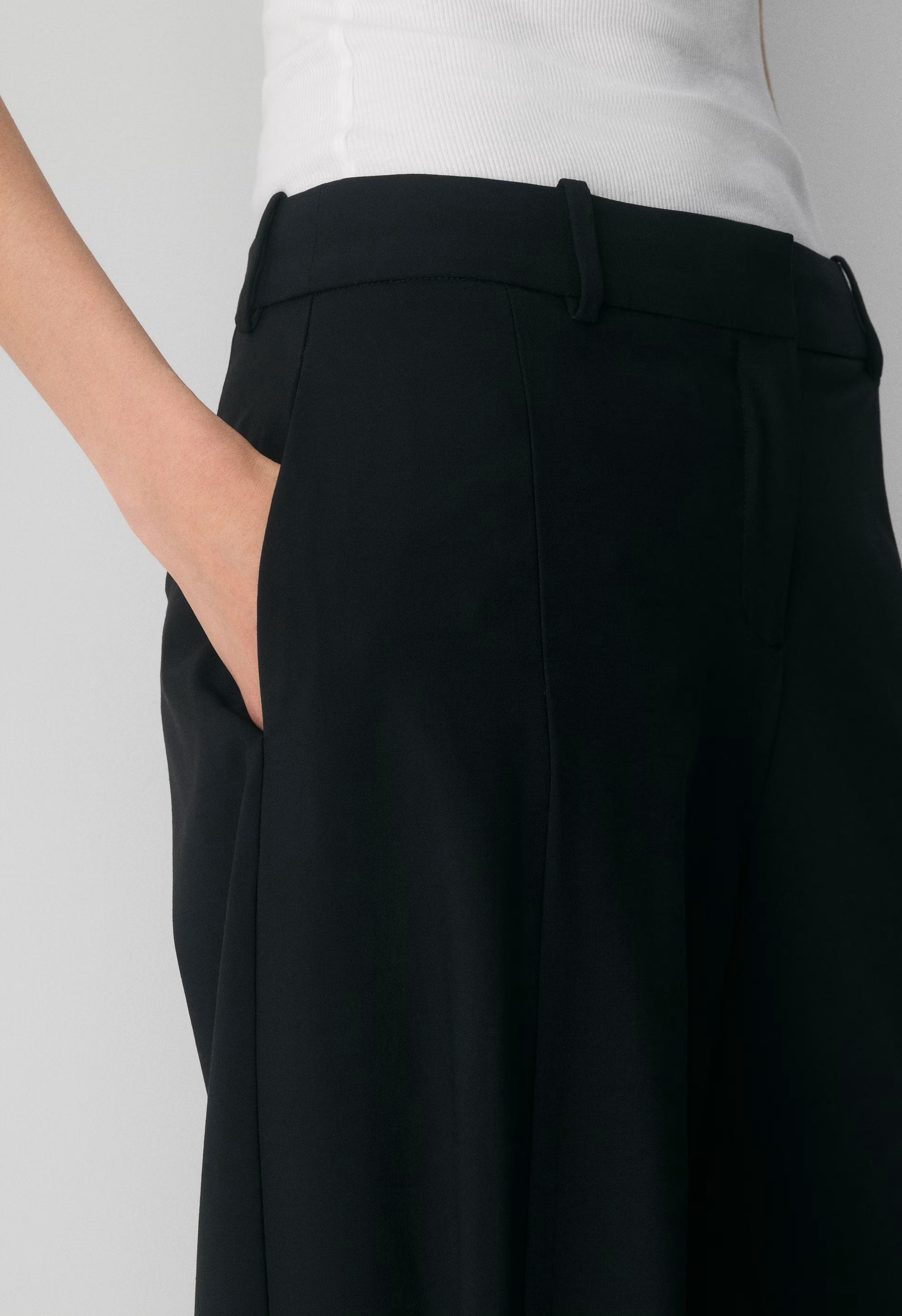 Chamber Wool Pant - BLACK