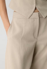Helix Barrel Pant - Crepette™ - MARCONA BEIGE