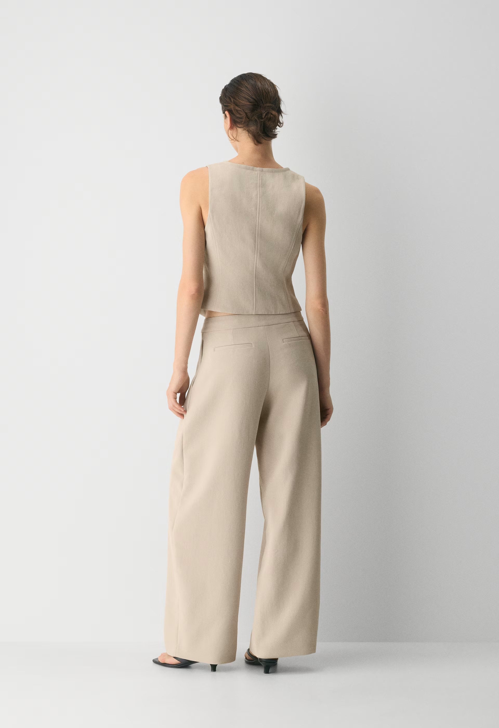 Helix Barrel Pant - Crepette™ - MARCONA BEIGE