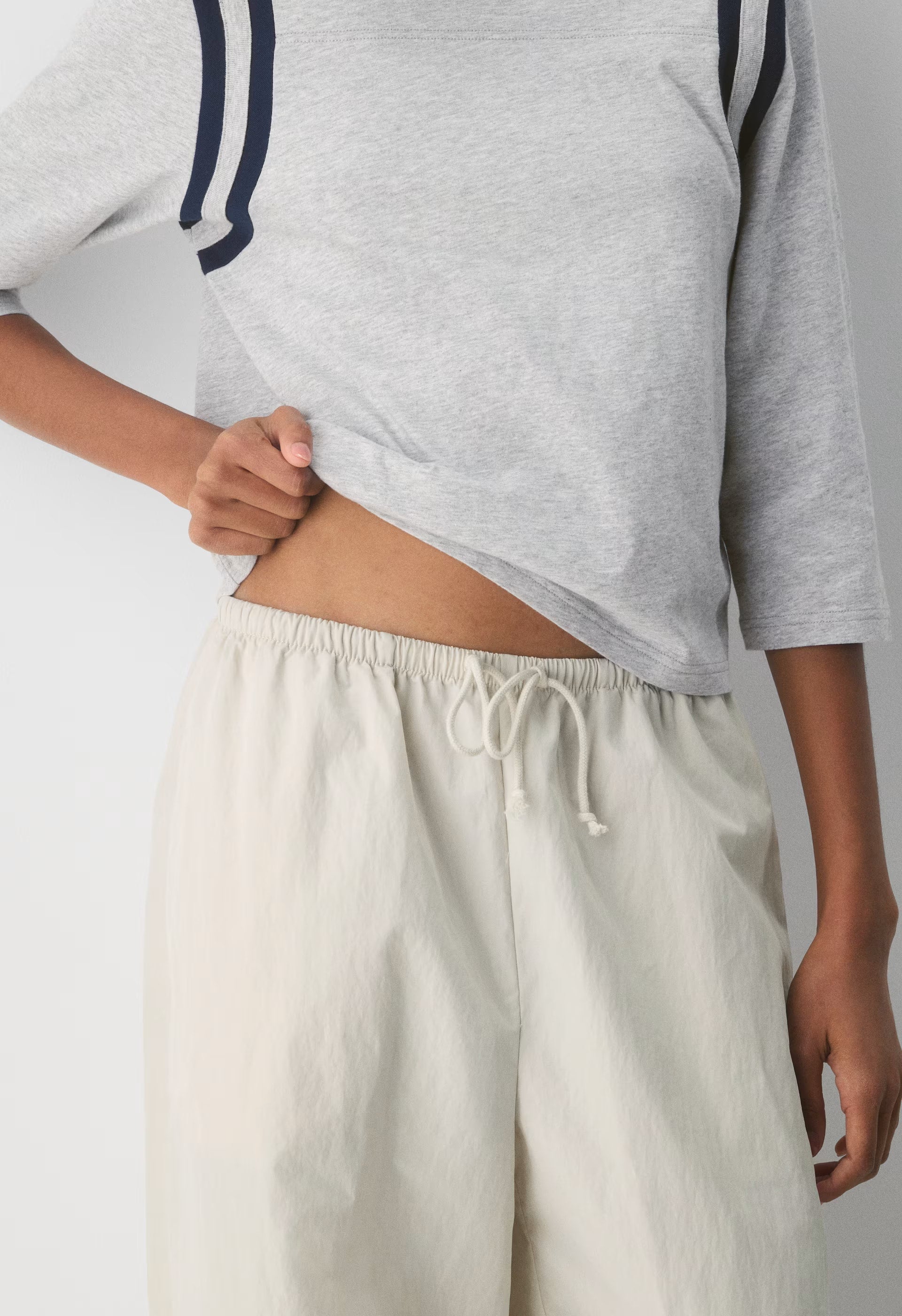 Spatial Balloon Pant - MATTE PEARL