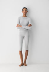 HomeStretch™ Smooth Lofi Capri - HEATHER CHROME
