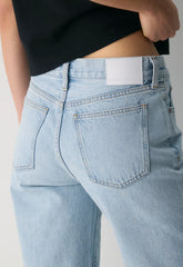 Denim Forum The Farrah Lo-Rise Wide Jean - 15 YRS BRL THR BLEU