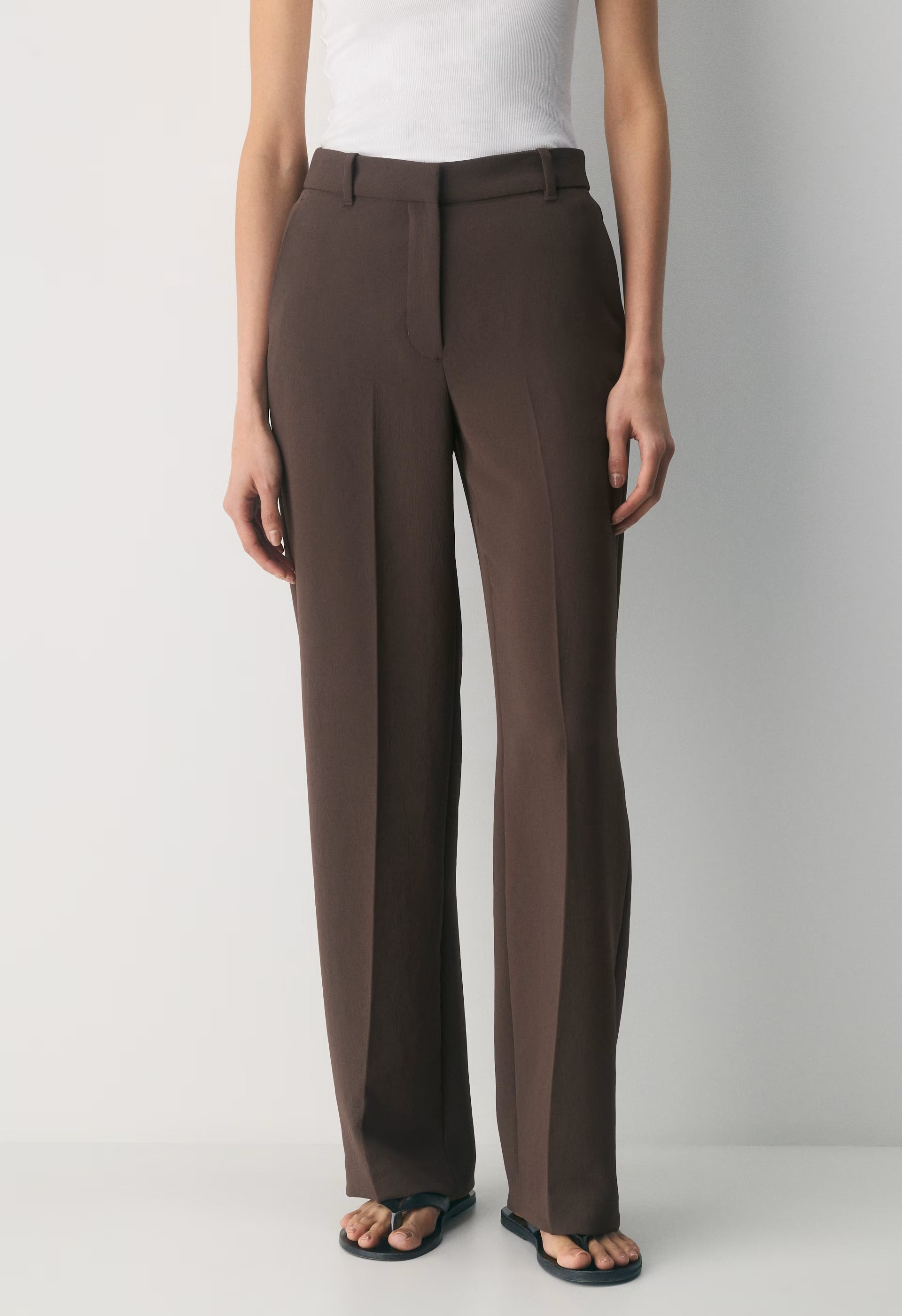 Agency Pant - Crepette™ - RICH MOCHA BROWN