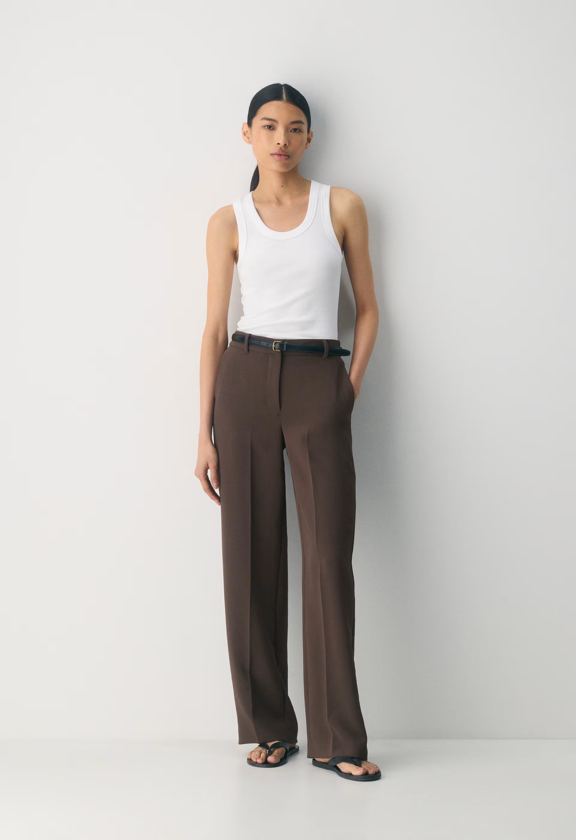 Agency Pant - Crepette™ - RICH MOCHA BROWN